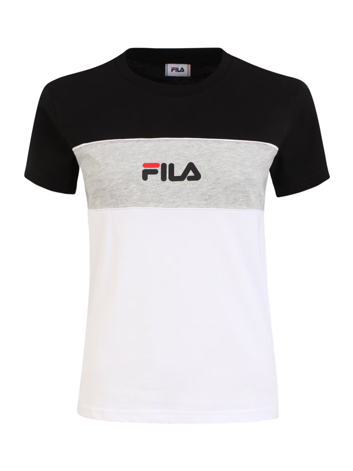 FILA Majica 'ANOKIA' siva / rdeča / črna / bela - Pepit.si