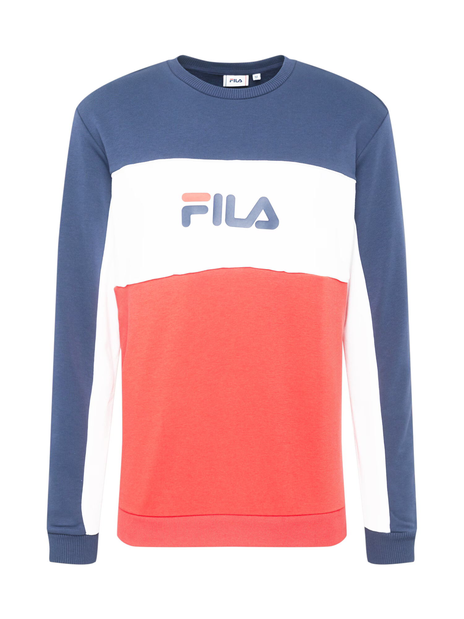 FILA Majica 'AQIL' rdeča / bela / modra - Pepit.si