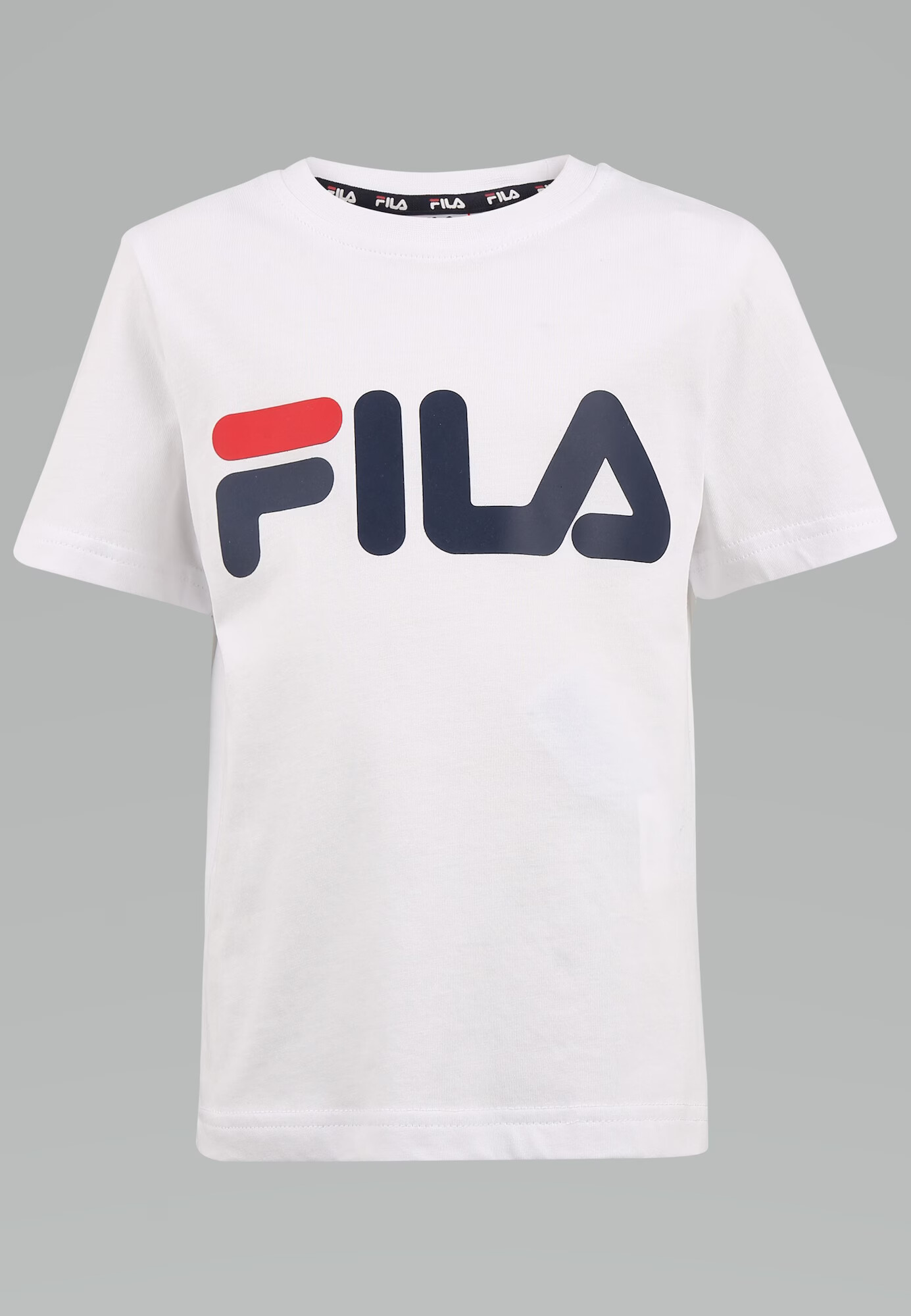 FILA Majica 'Lea' bela / temno modra / rdeča - Pepit.si