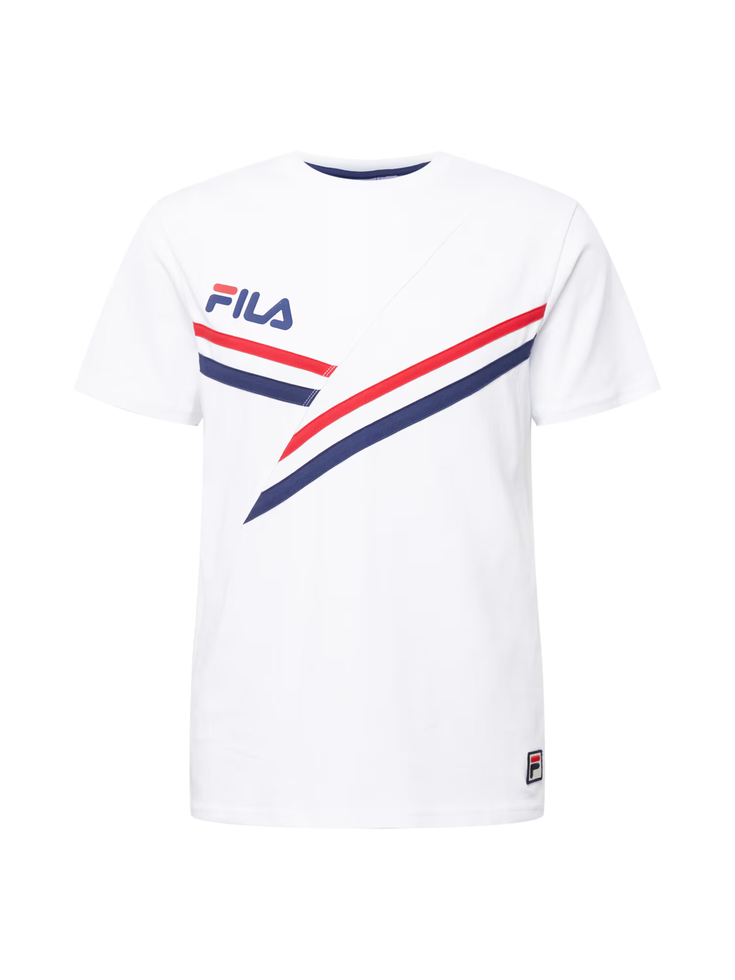 FILA Majica 'Znaim' mornarska / krvavo rdeča / bela - Pepit.si