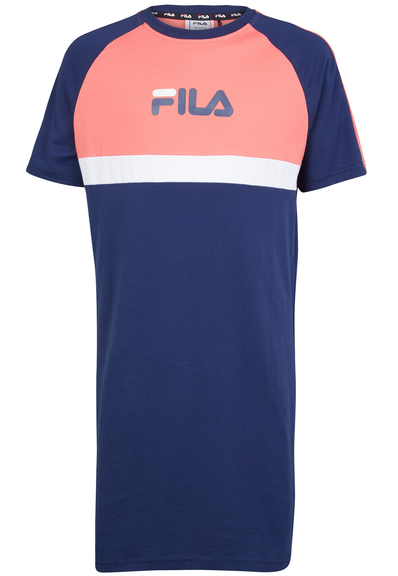 FILA Obleka 'Bamako' mornarska / rosé / bela - Pepit.si