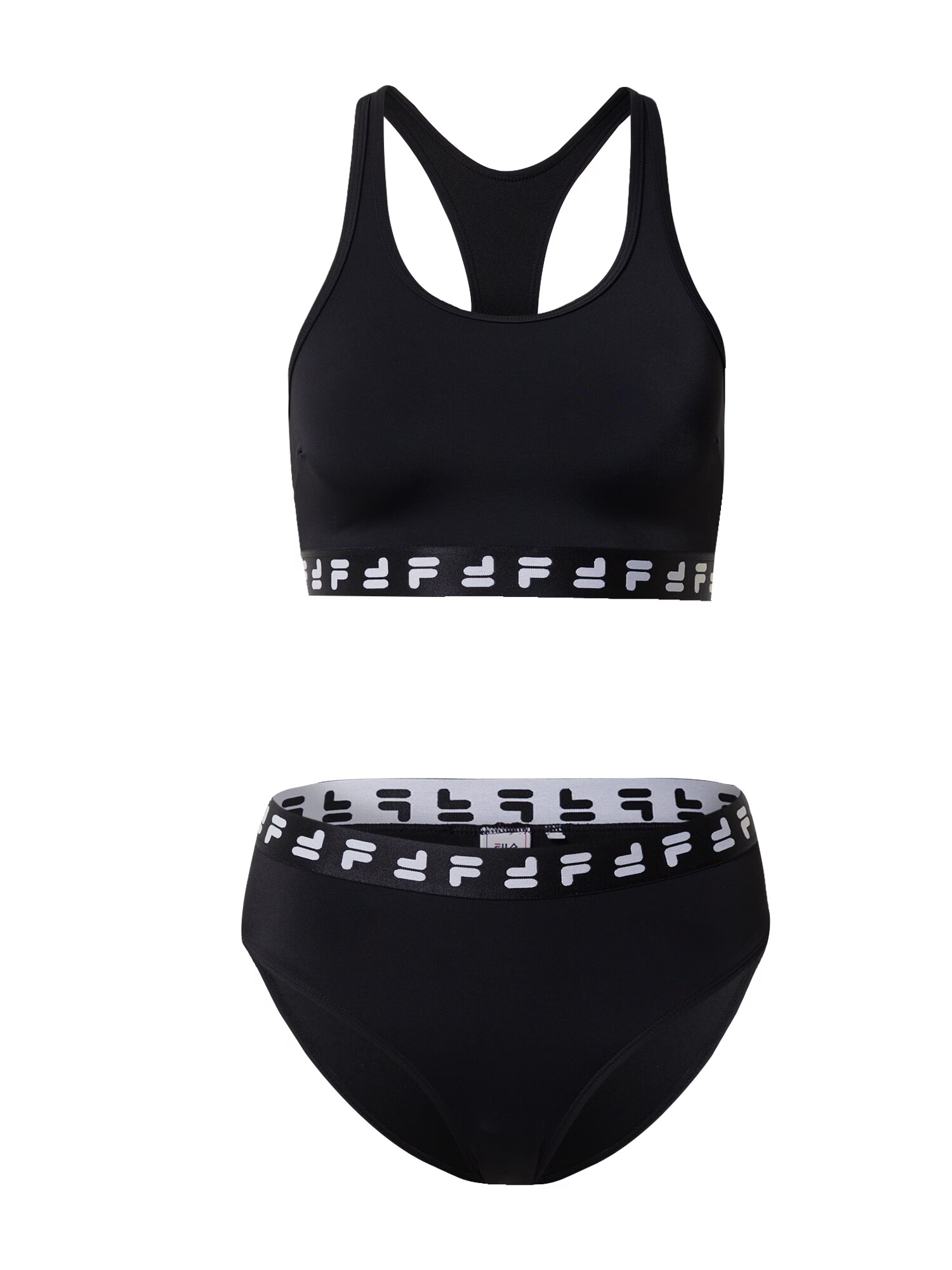 FILA Športne bikini 'SALINAS' črna / bela - Pepit.si