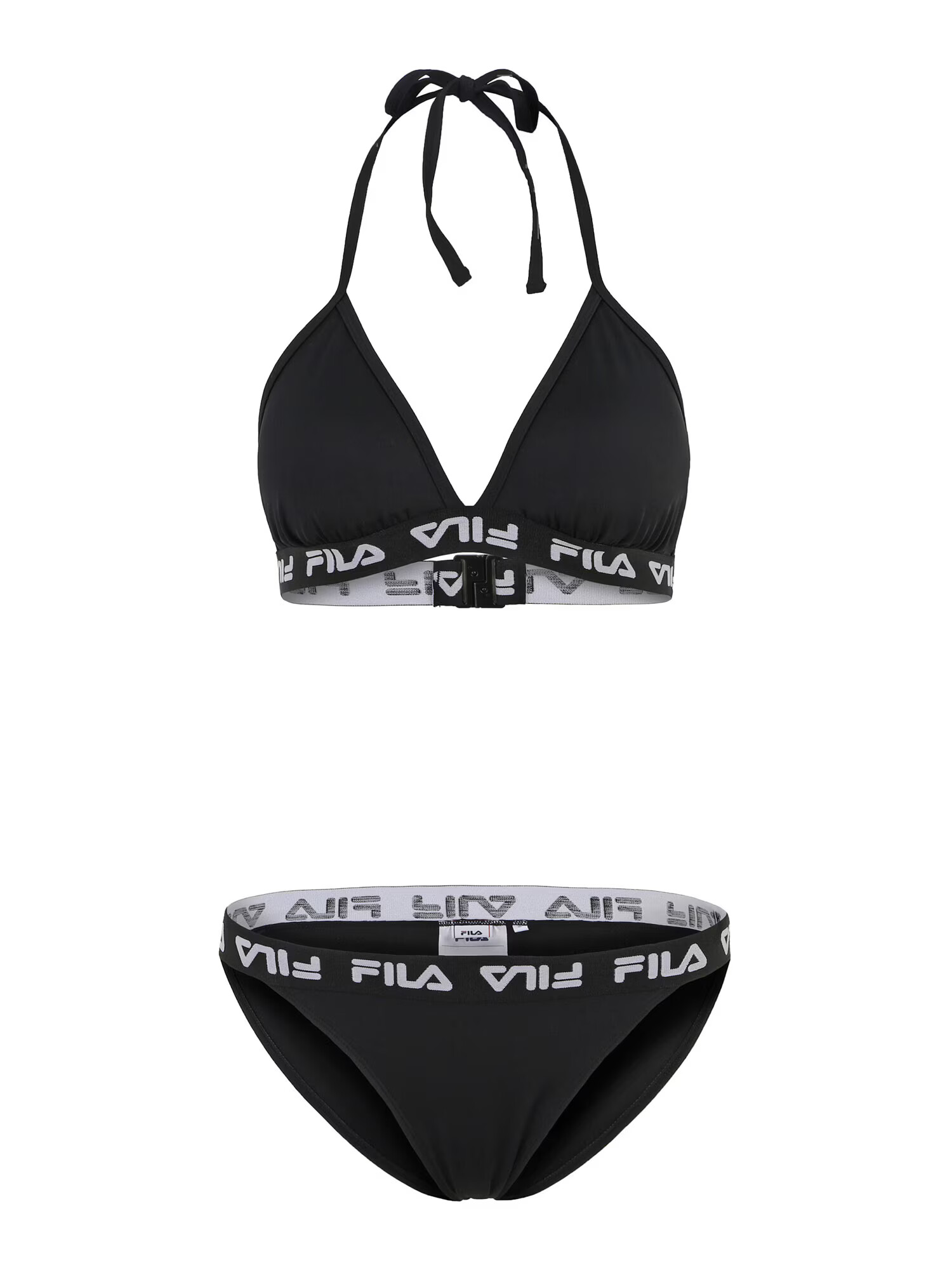 FILA Športne bikini 'SPLIT' črna / bela - Pepit.si