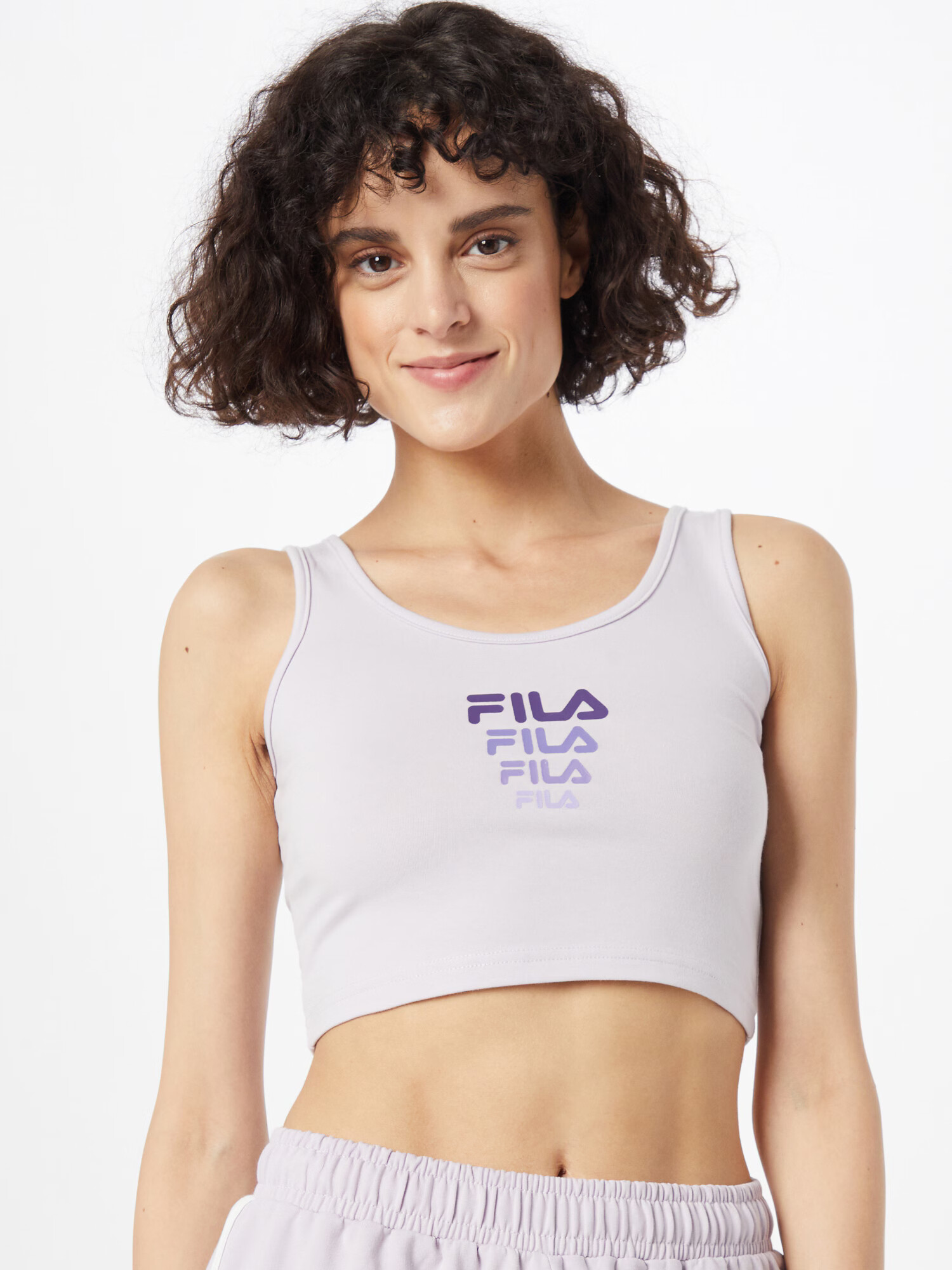 FILA Športni top 'ELIZA' majnica / pastelno lila / temno liila - Pepit.si