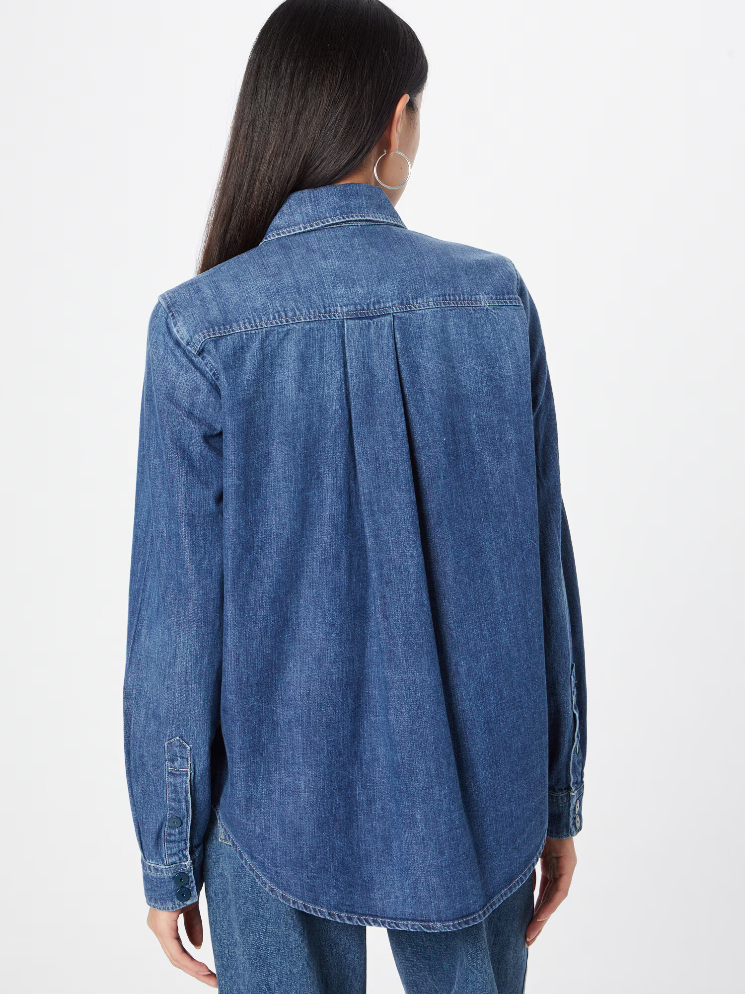 G-Star RAW Bluza 'Boxy' moder denim / črna - Pepit.si