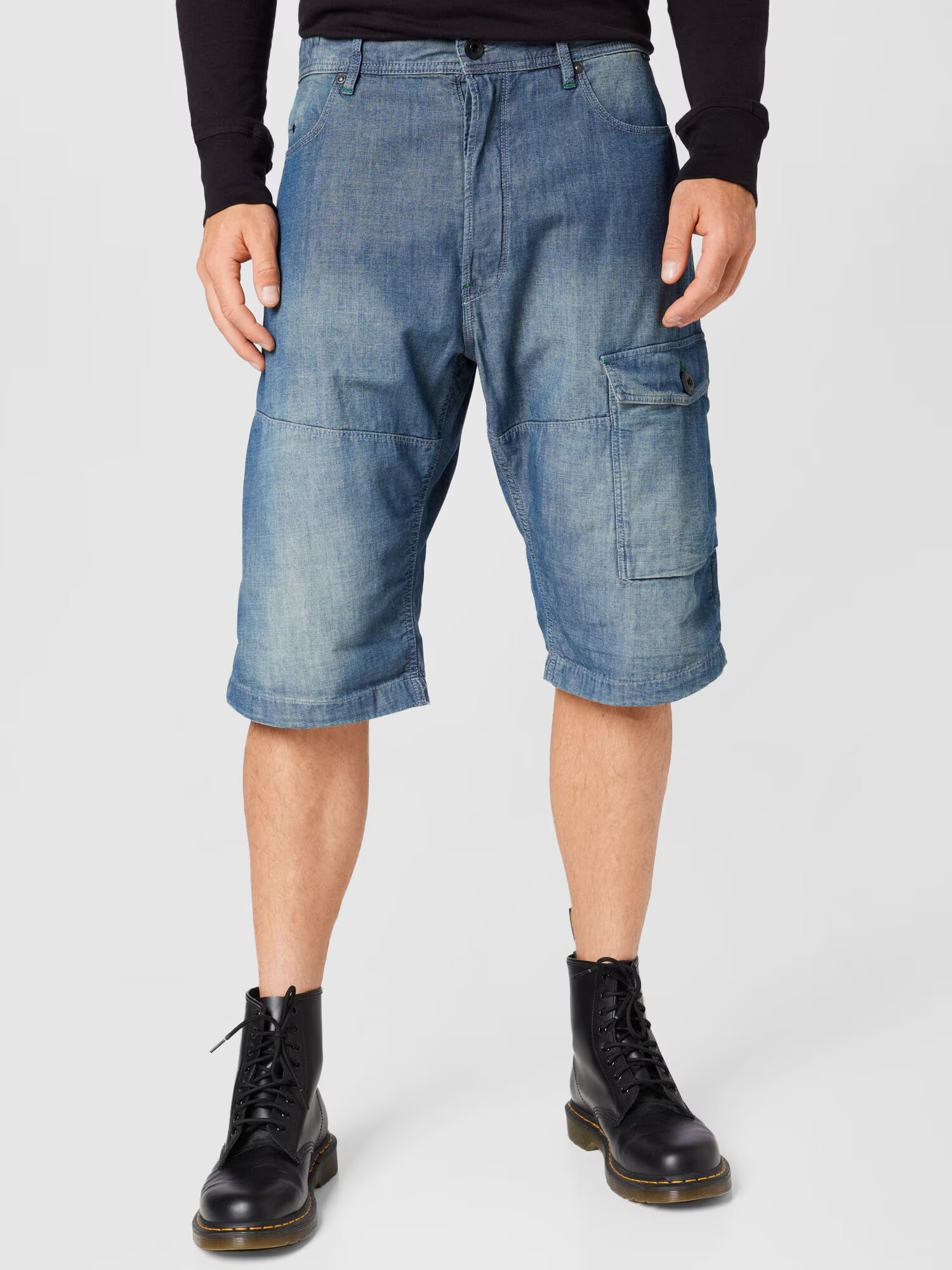 G-Star RAW Kargo kavbojke 'Bearing' moder denim - Pepit.si