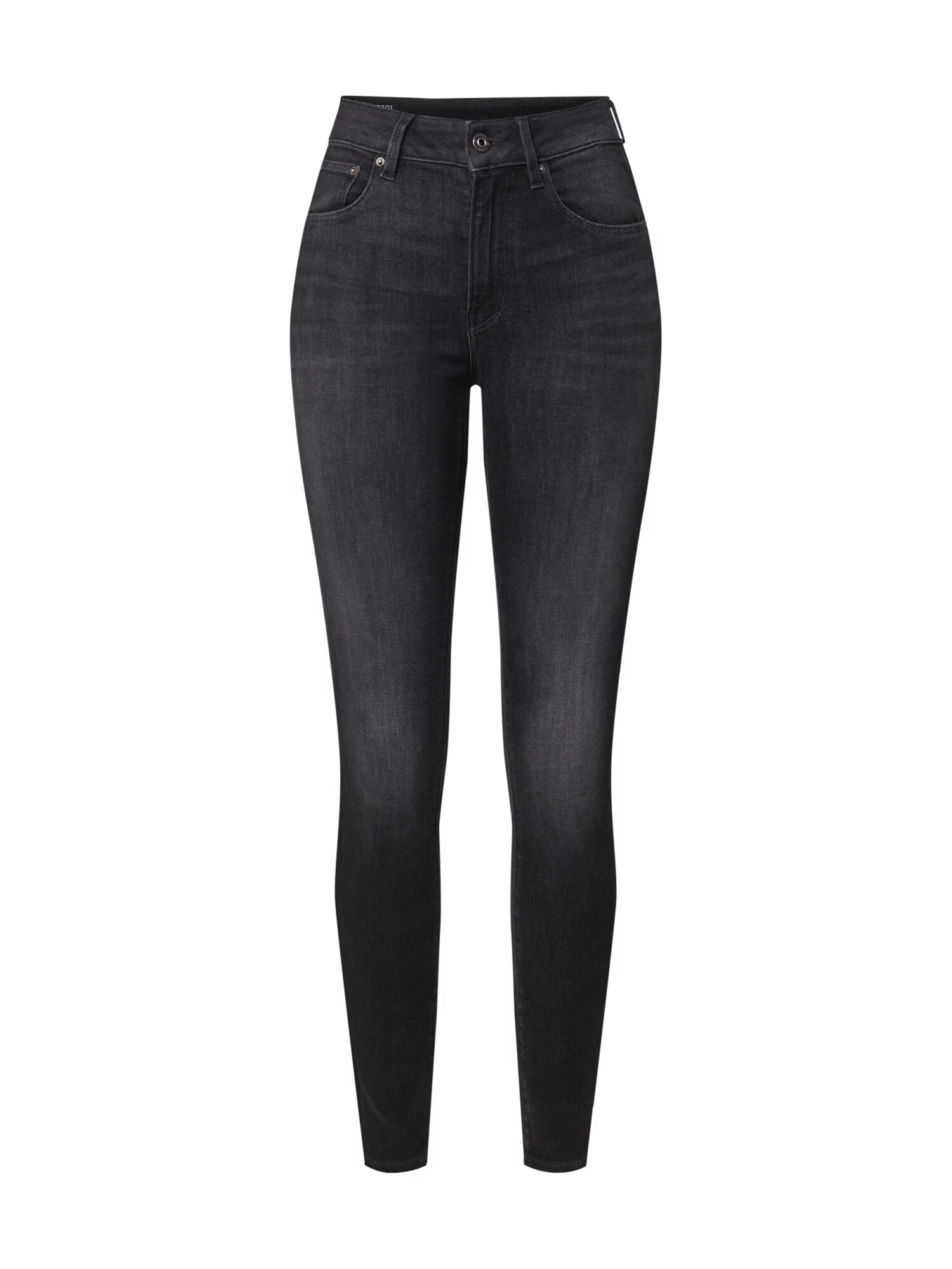 G-Star RAW Kavbojke '3301 High Skinny Wmn' črna - Pepit.si