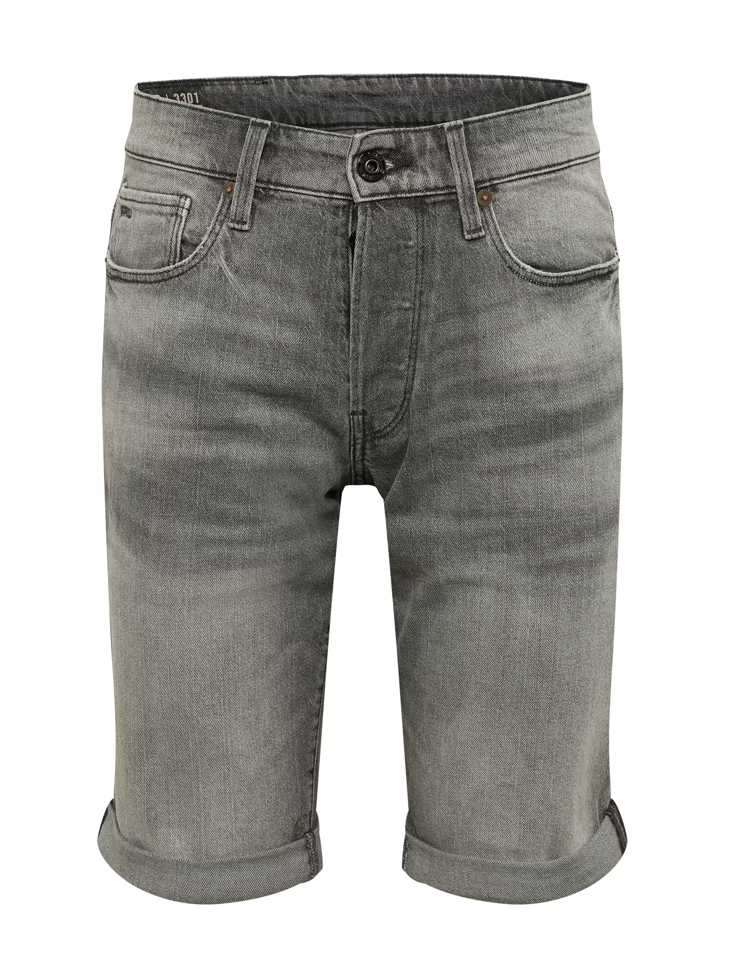 G-Star RAW Kavbojke '3301' siv denim - Pepit.si