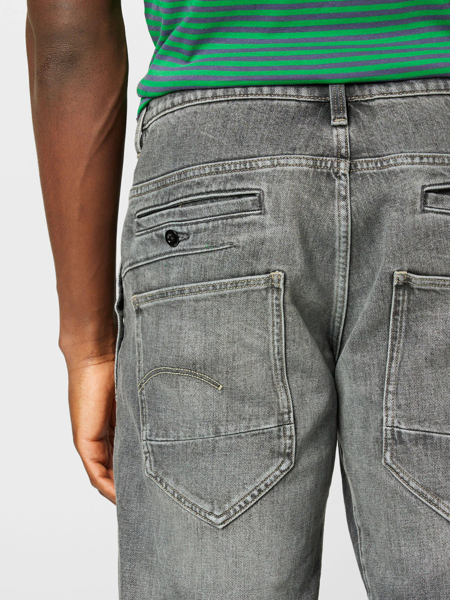 G-Star RAW Kavbojke 'D-Staq' siv denim - Pepit.si