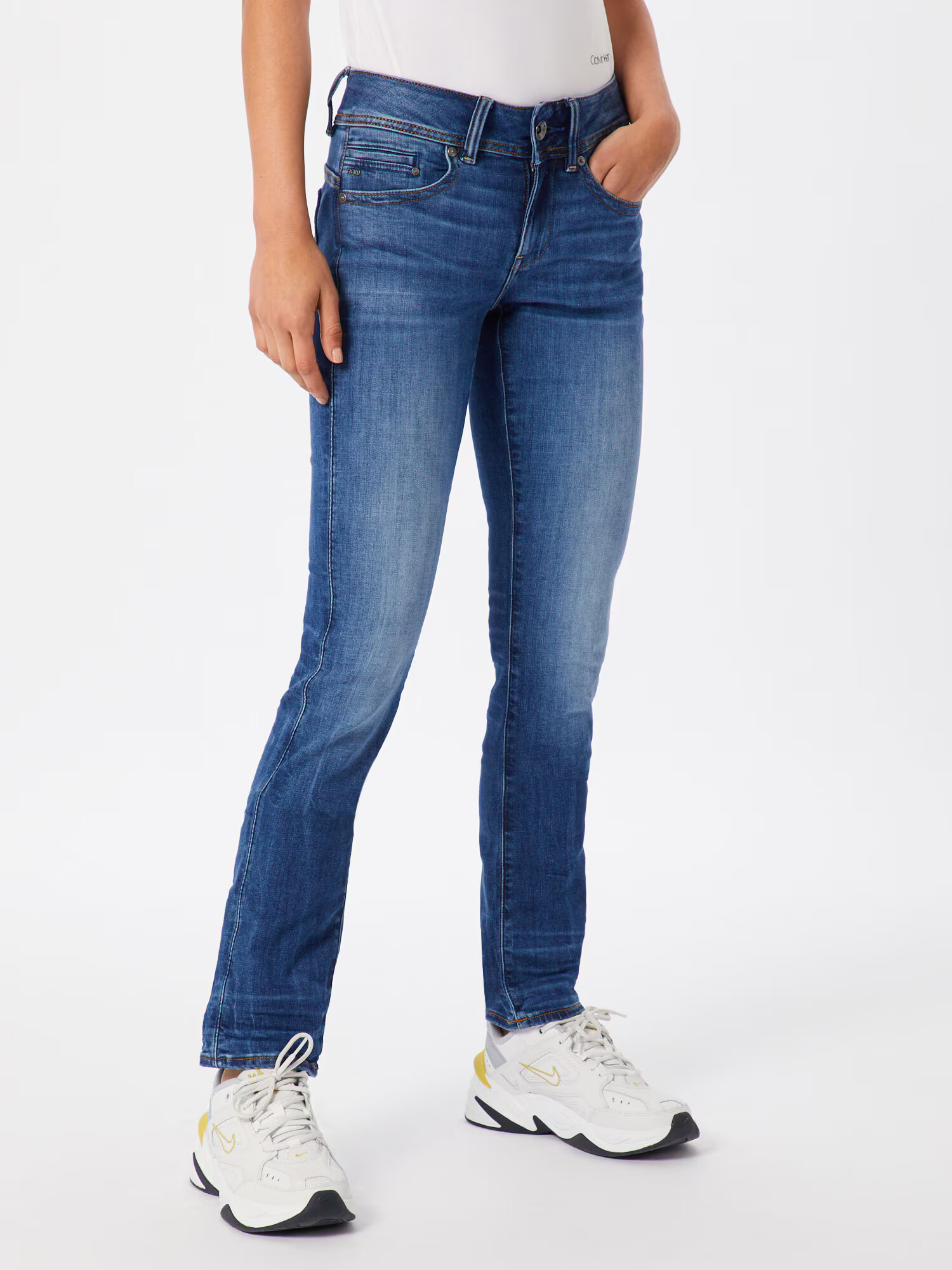 G-Star RAW Kavbojke 'Midge Saddle' moder denim - Pepit.si