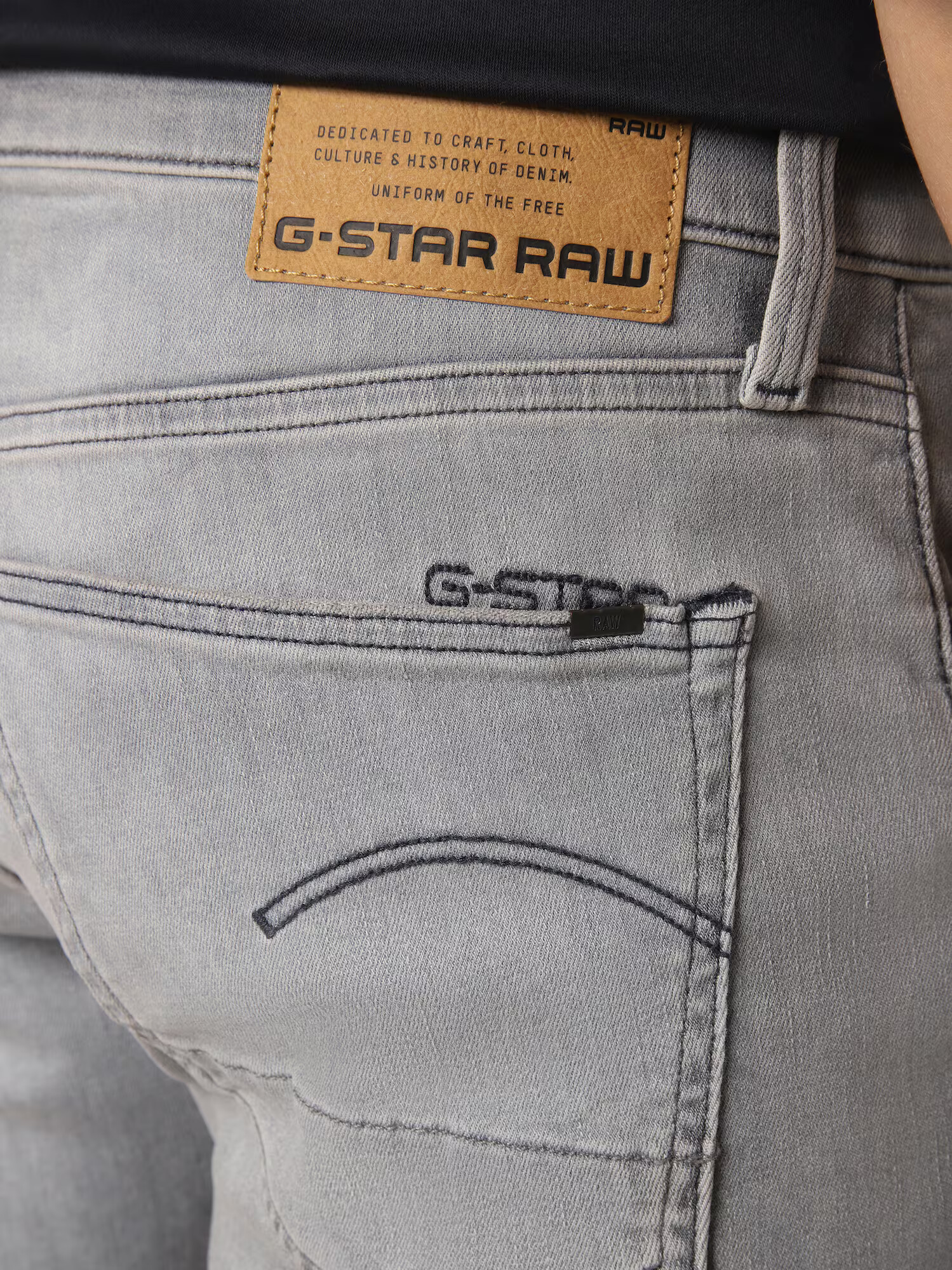 G-Star RAW Kavbojke siv denim - Pepit.si