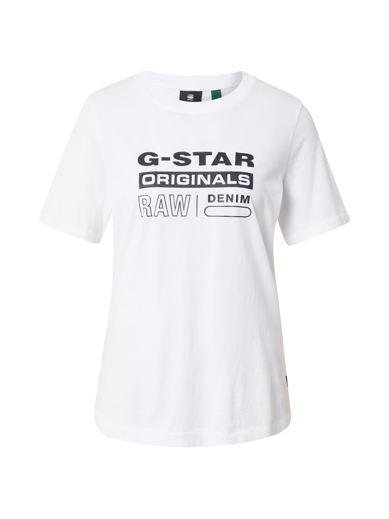 G-Star RAW Majica črna / bela - Pepit.si