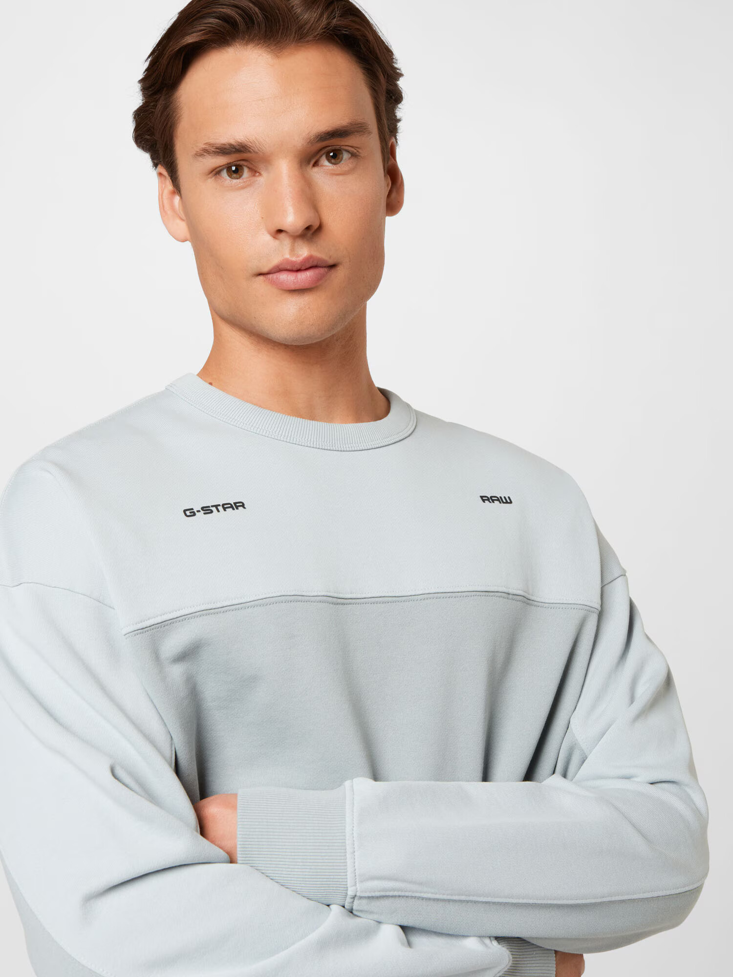 G-Star RAW Majica siva / svetlo siva / črna - Pepit.si