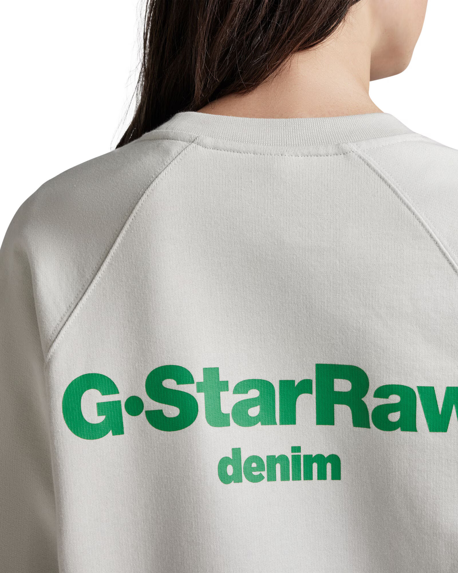 G-Star RAW Majica svetlo siva / zelena - Pepit.si