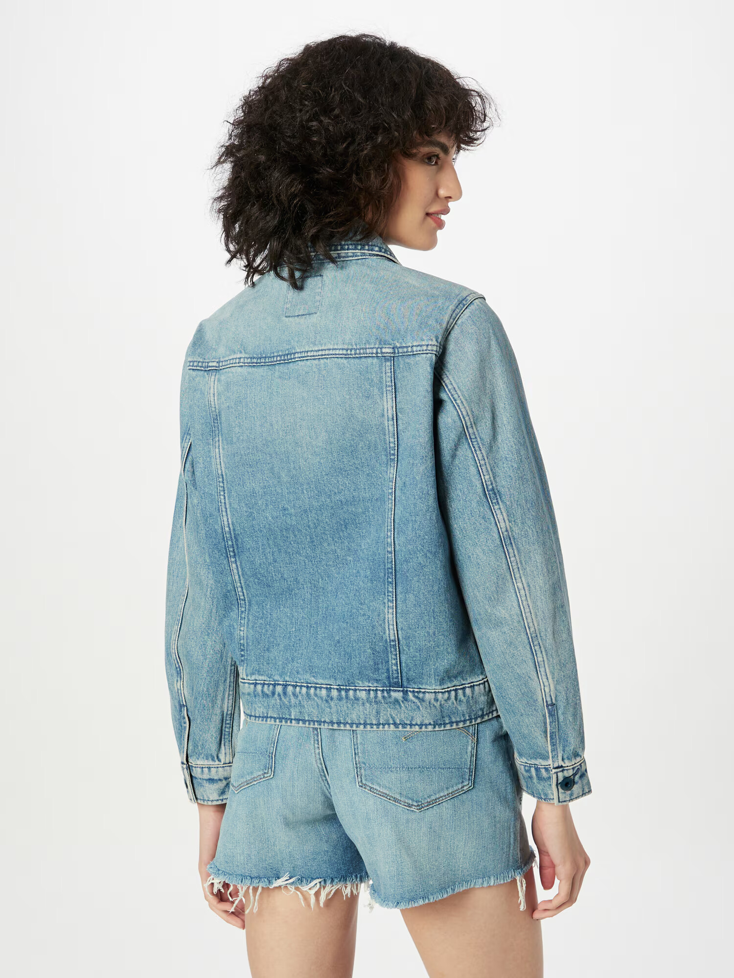 G-Star RAW Prehodna jakna moder denim - Pepit.si