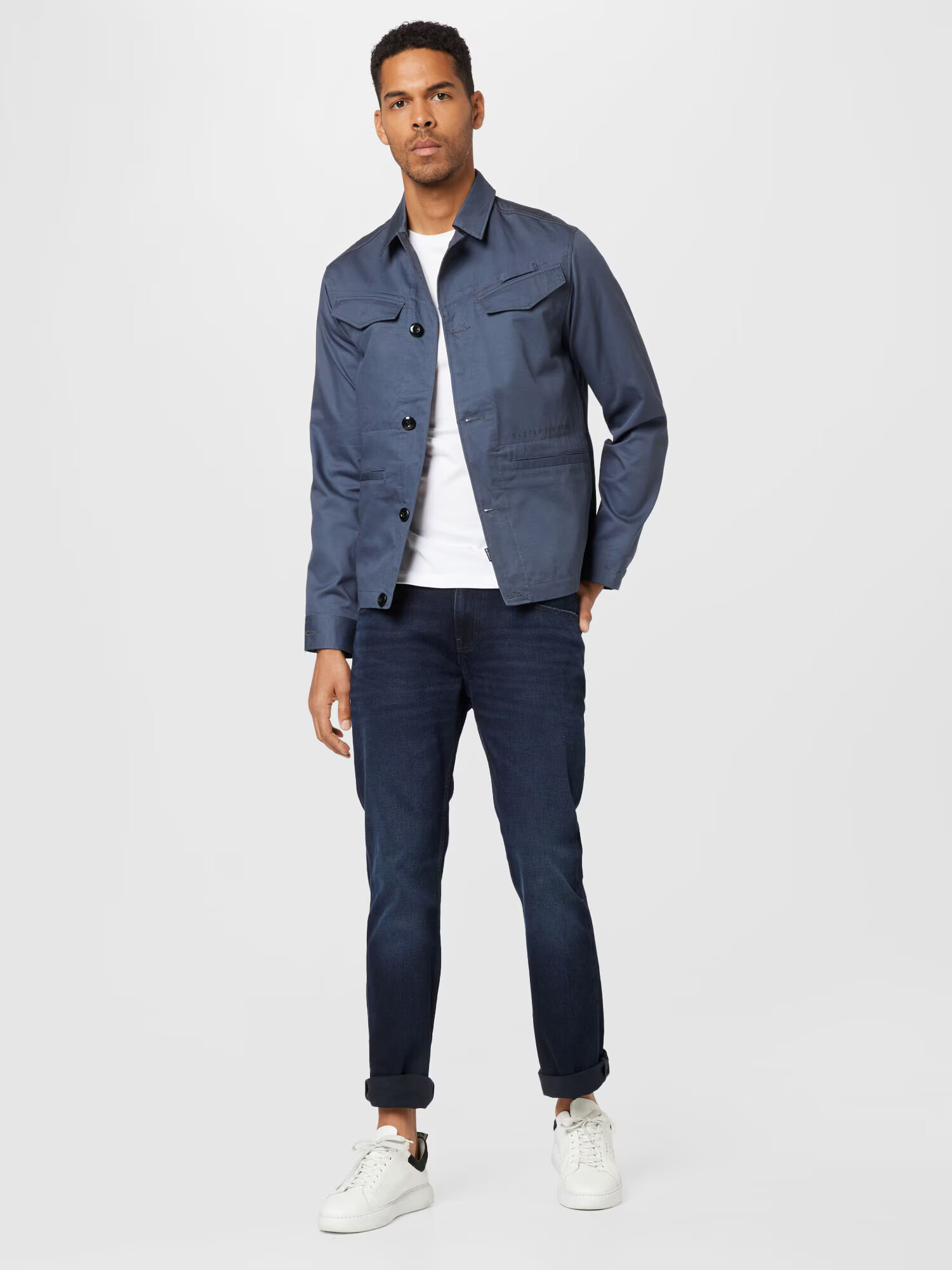 G-Star RAW Prehodna jakna modra - Pepit.si