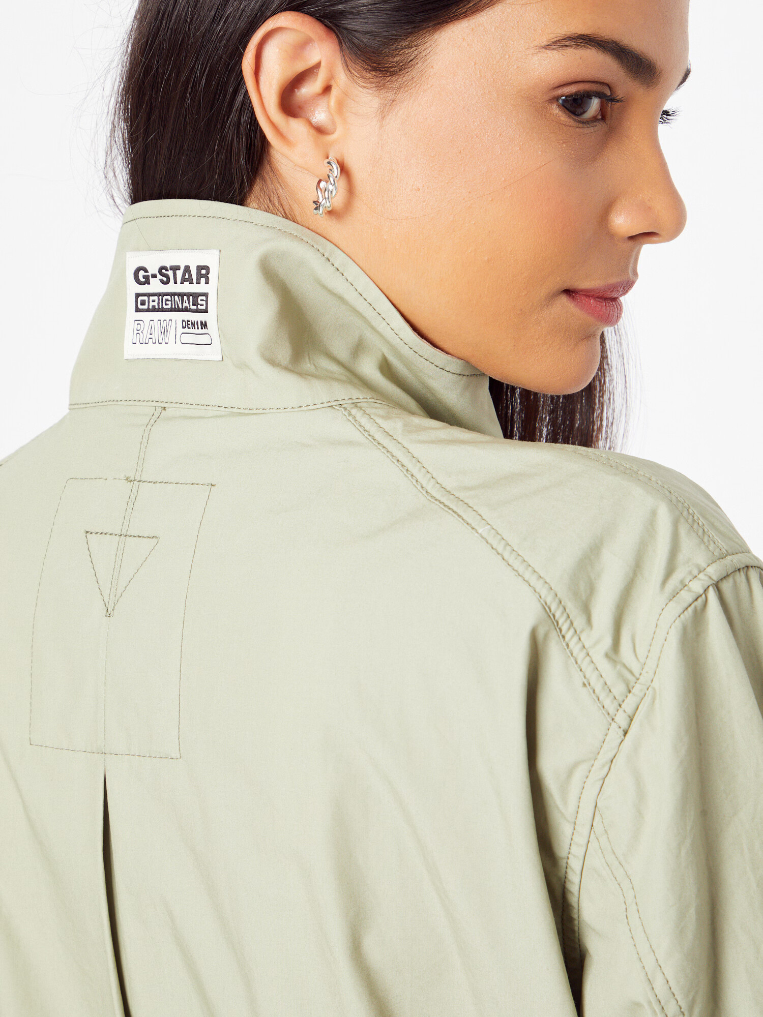 G-Star RAW Prehodna jakna pastelno zelena - Pepit.si