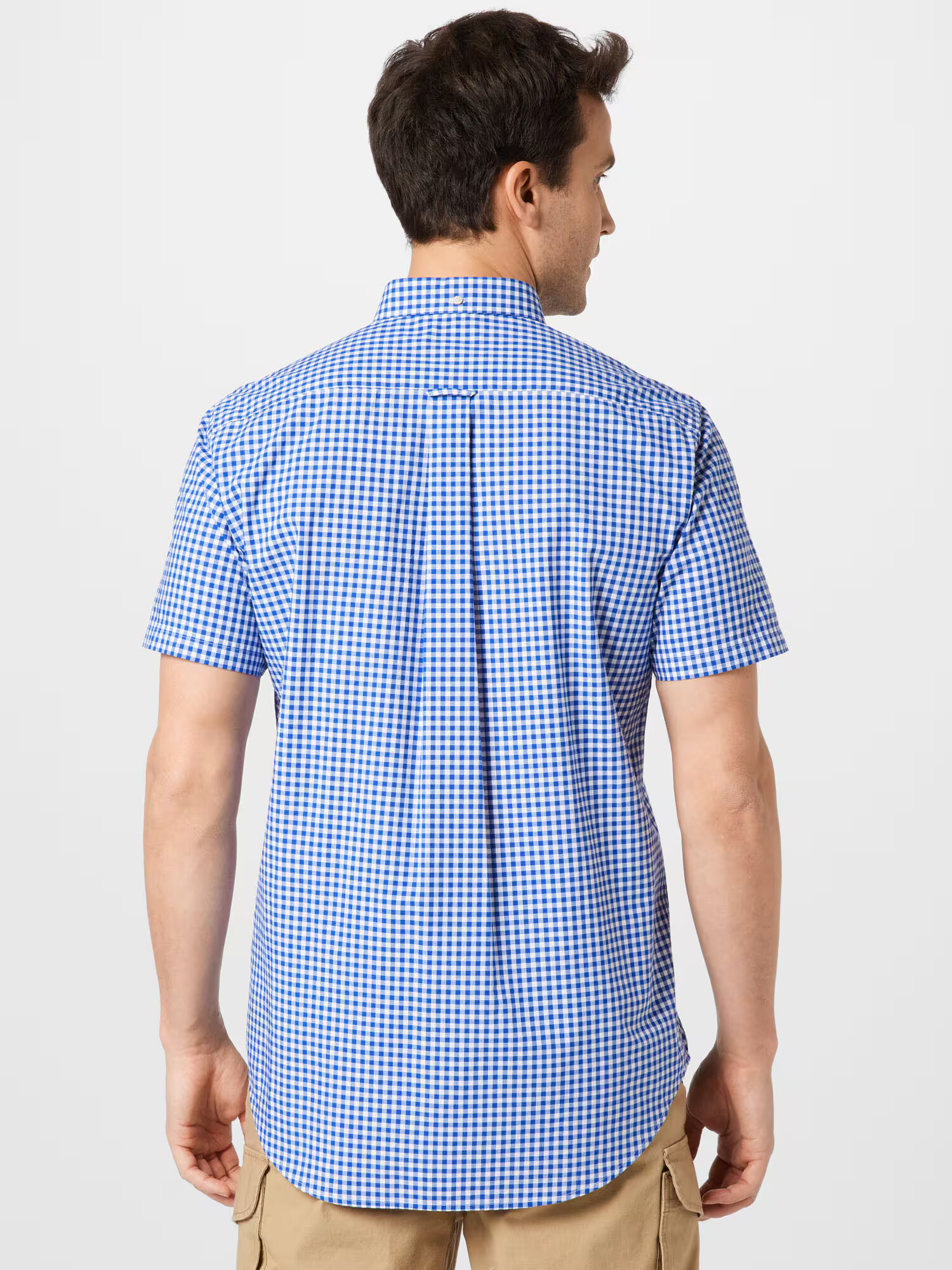 GANT Srajca 'Gingham' modra / bela - Pepit.si