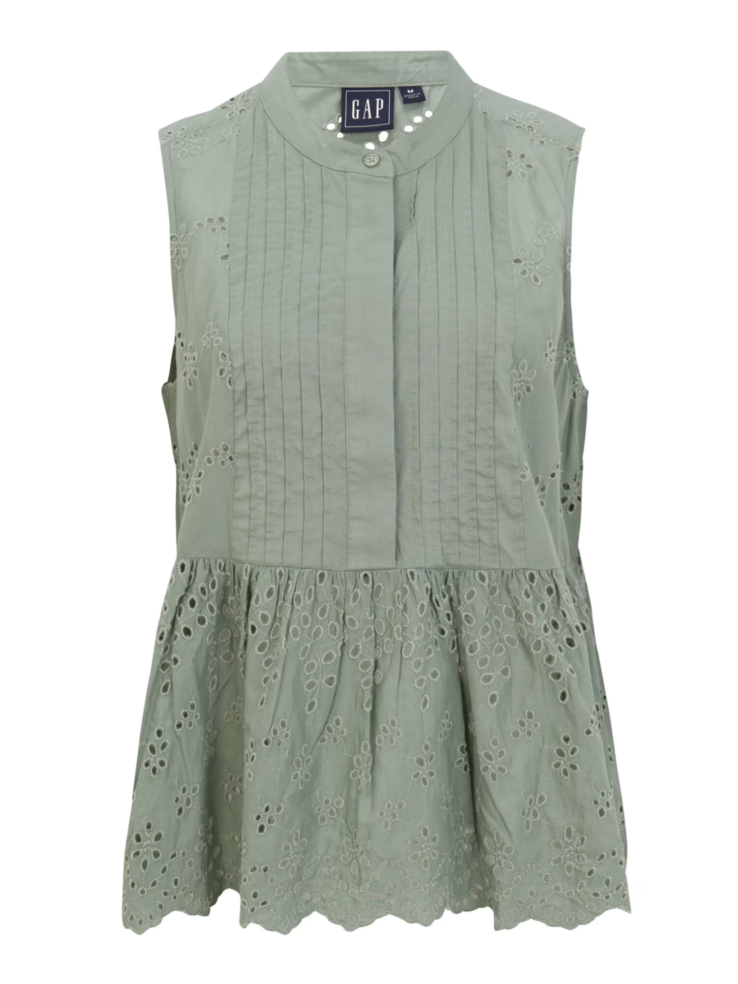 GAP Bluza 'EYELET' pastelno zelena - Pepit.si