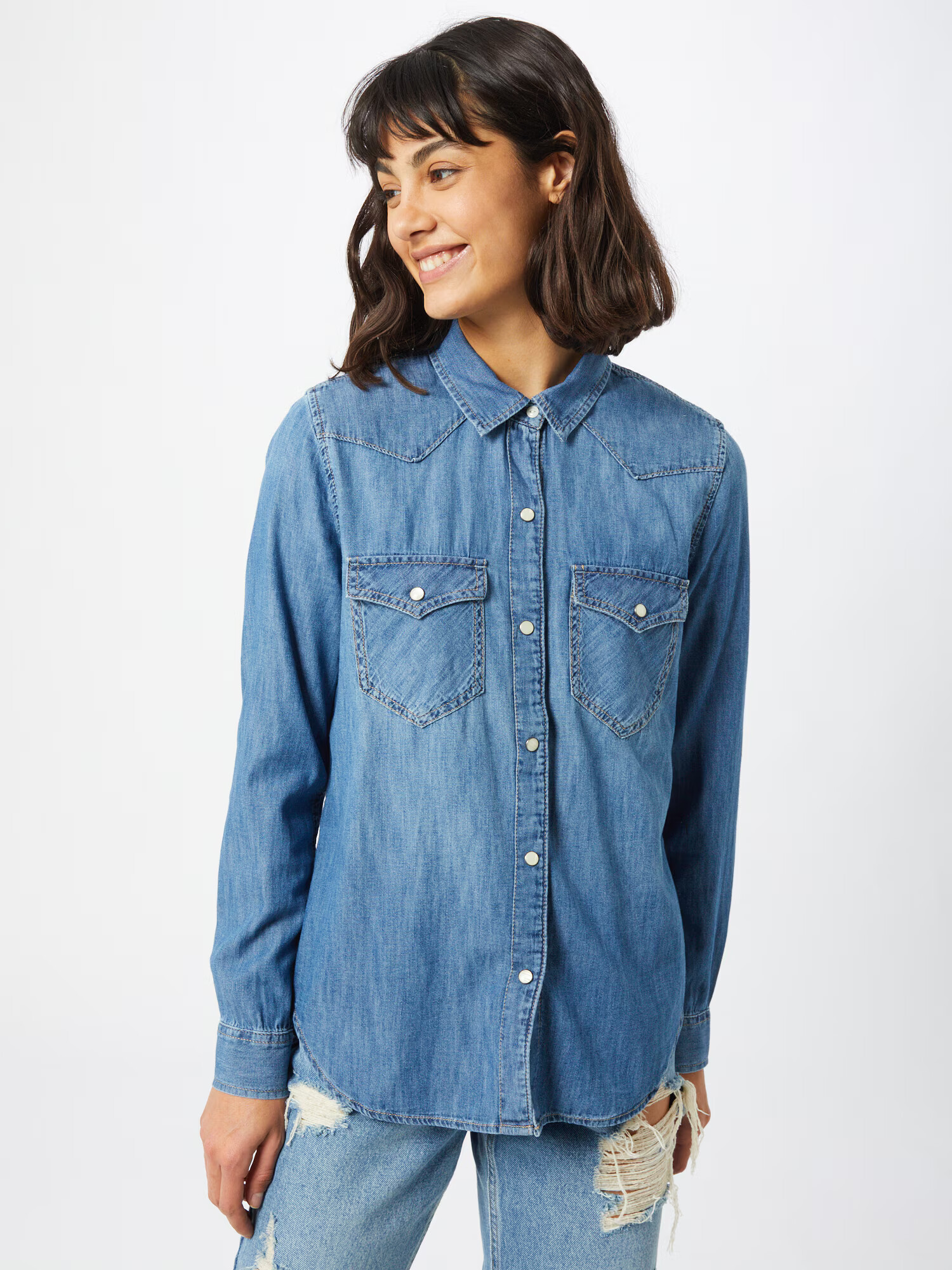 GAP Bluza moder denim - Pepit.si