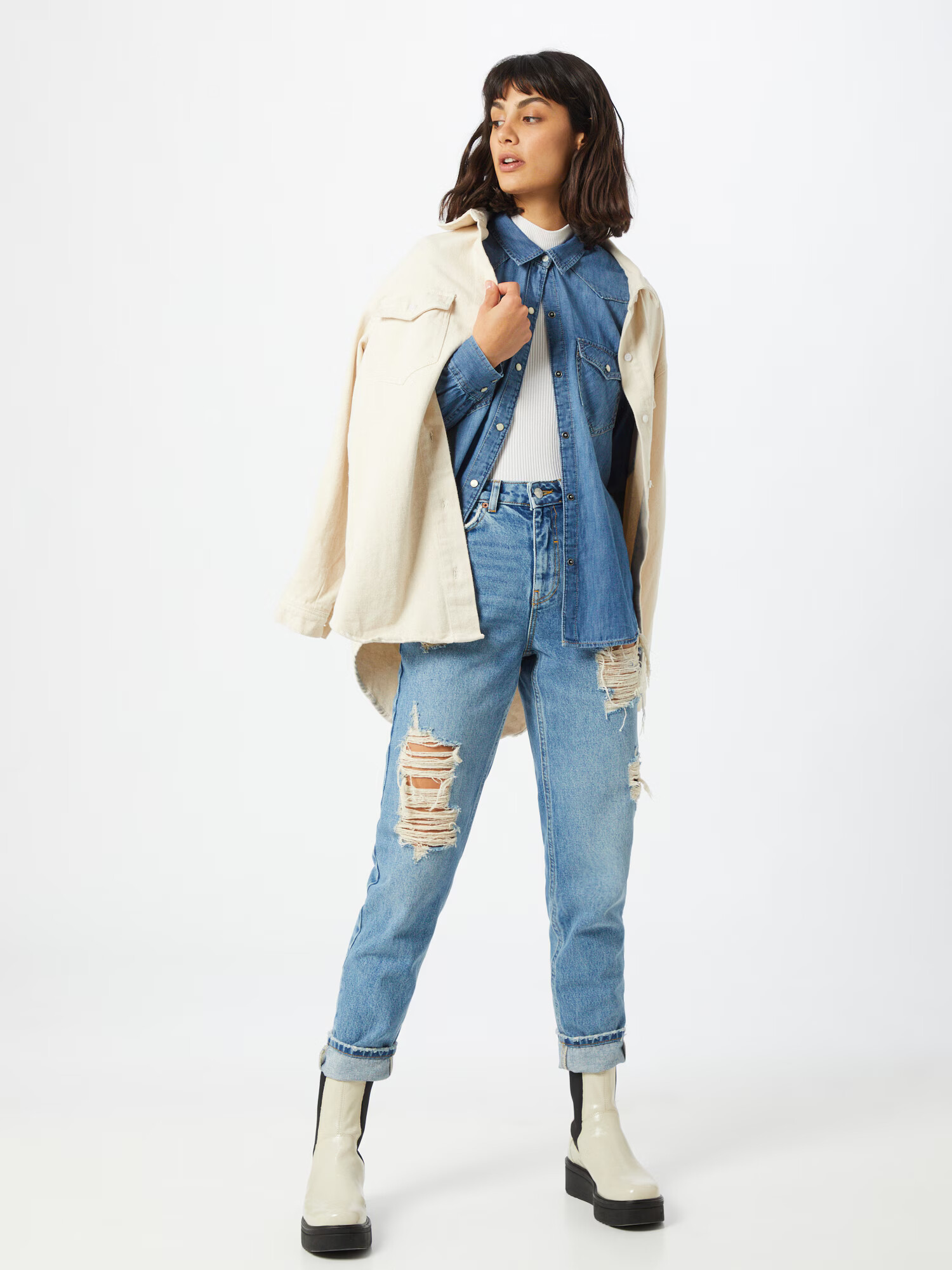 GAP Bluza moder denim - Pepit.si