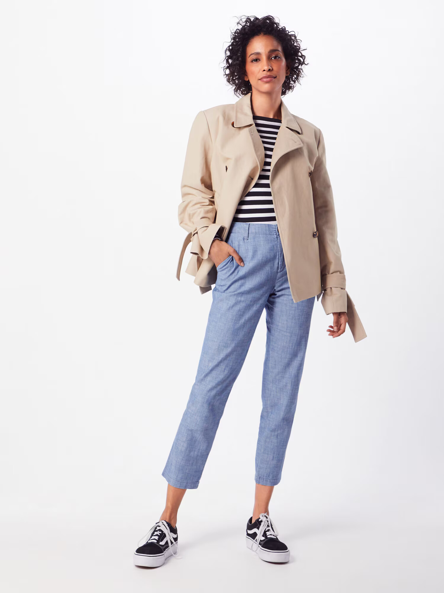 GAP Hlače 'V-GIRLFRIEND KHAKI CHAMBRAY' indigo - Pepit.si