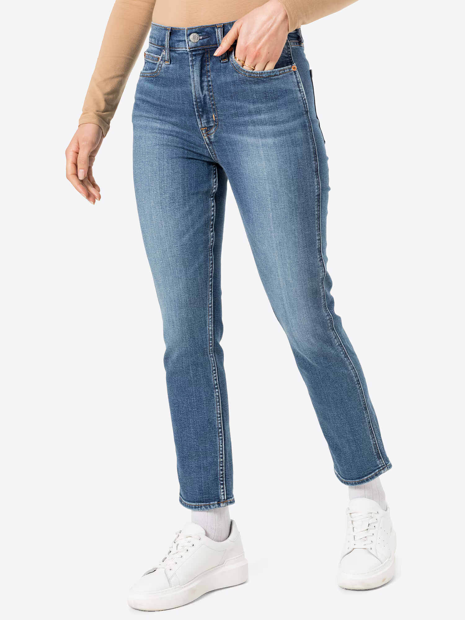 GAP Kavbojke moder denim - Pepit.si