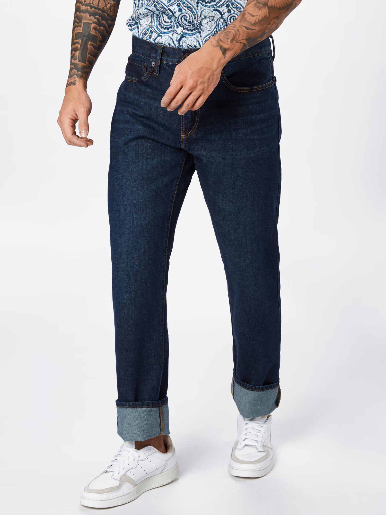 GAP Kavbojke 'V-STRAIGHT OPP SUN CITY' moder denim - Pepit.si