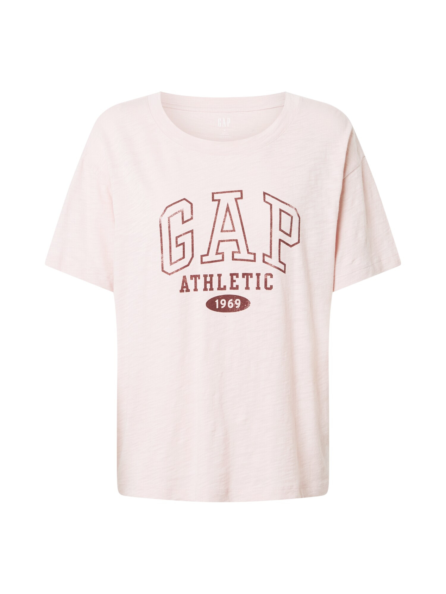 GAP Majica 'Easy Athletic' roza / rjasto rjava - Pepit.si