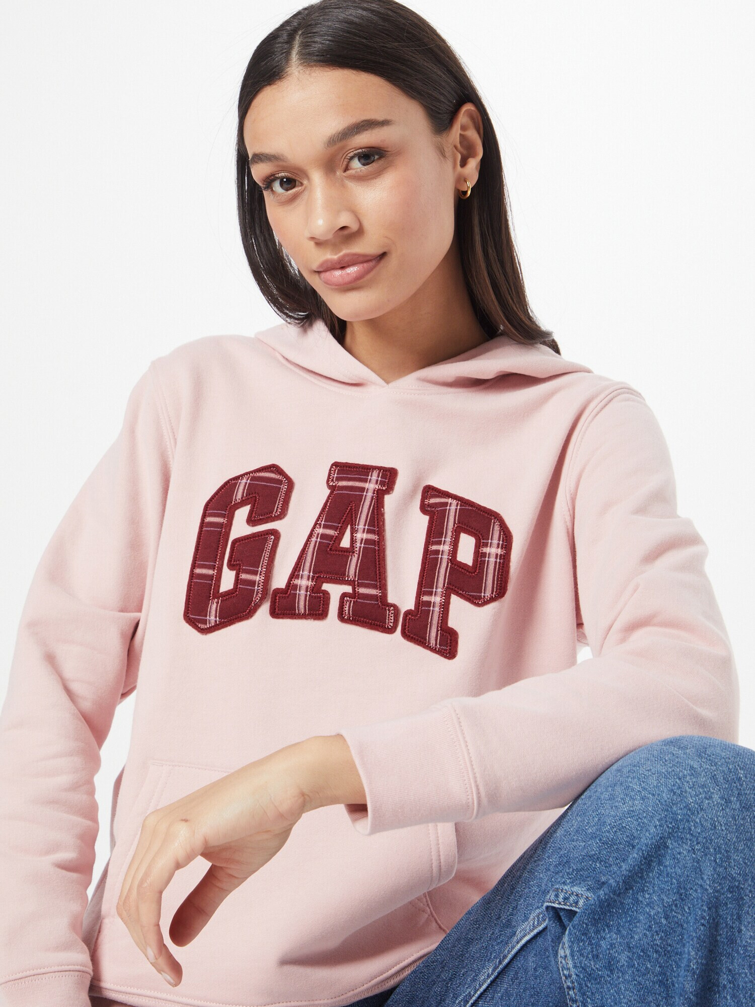 GAP Majica 'NOVELTY FILL' roza / burgund - Pepit.si