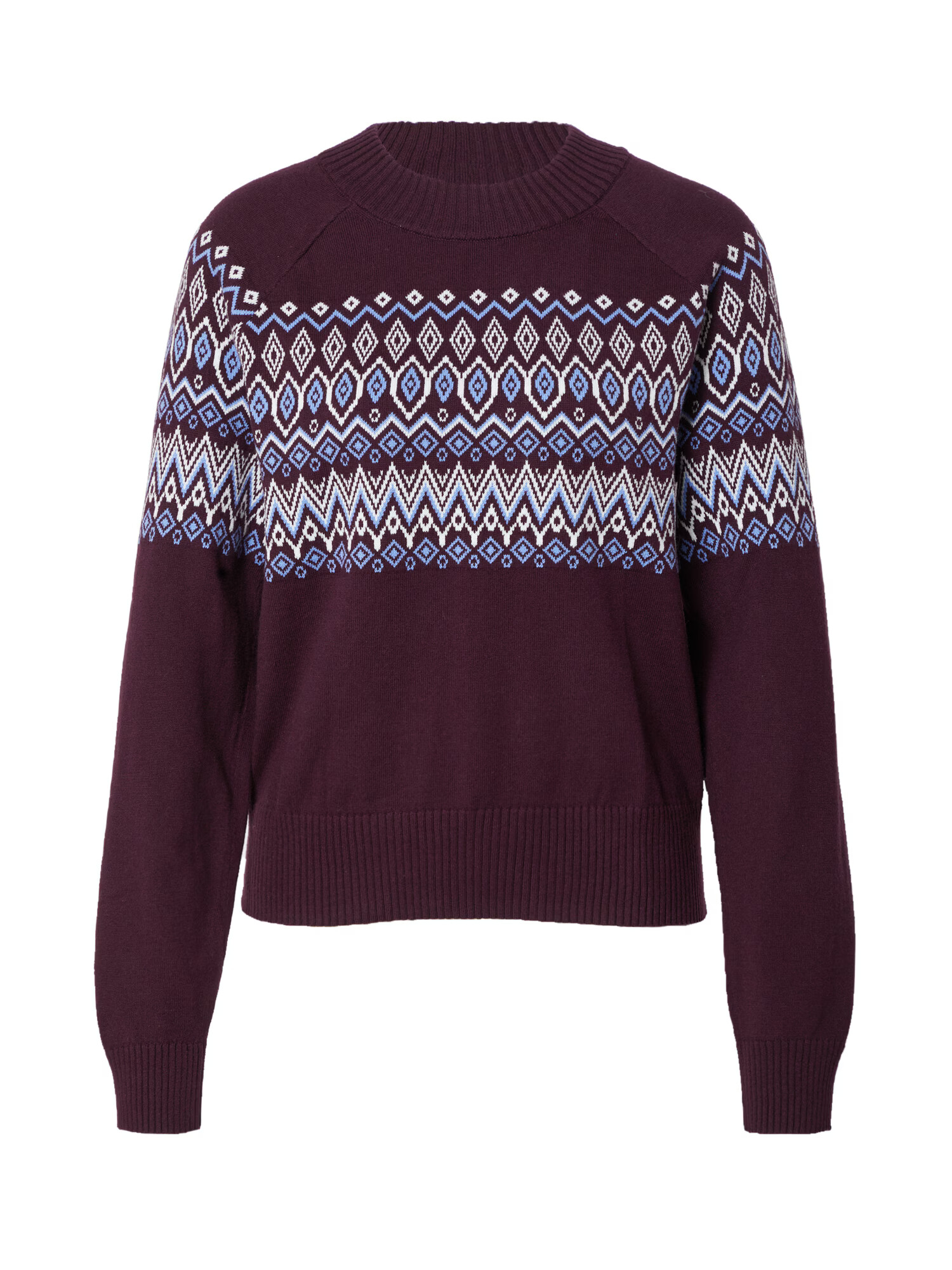 GAP Pulover 'FAIRISLE' svetlo modra / robida / bela - Pepit.si