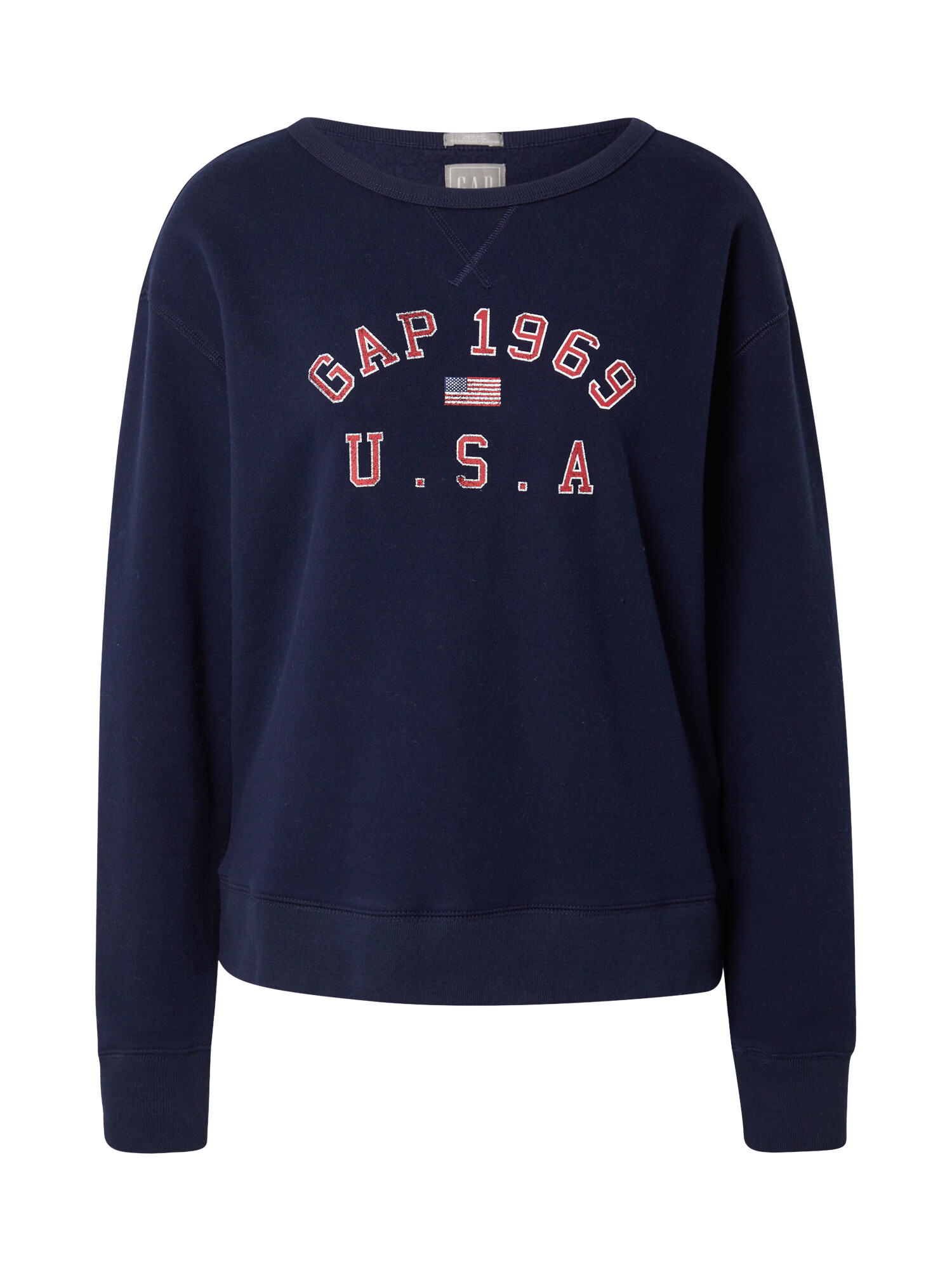 GAP Sweatshirt 'USA' mornarska / bela / rdeča - Pepit.si