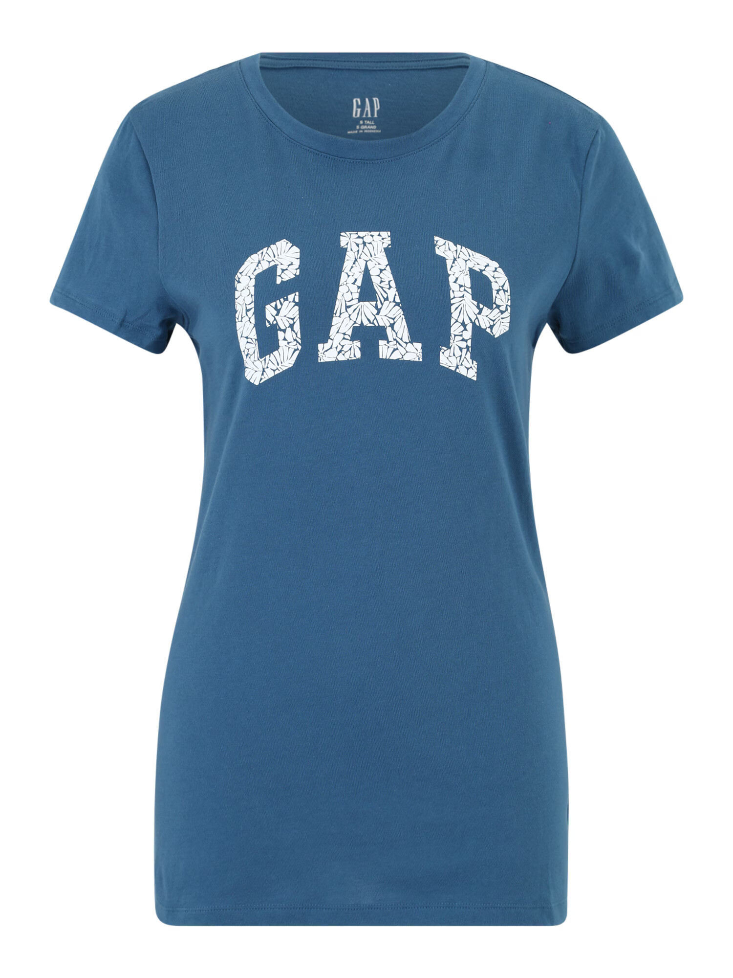 Gap Tall Majica 'NOVELTY FILL' golobje modra / bela - Pepit.si