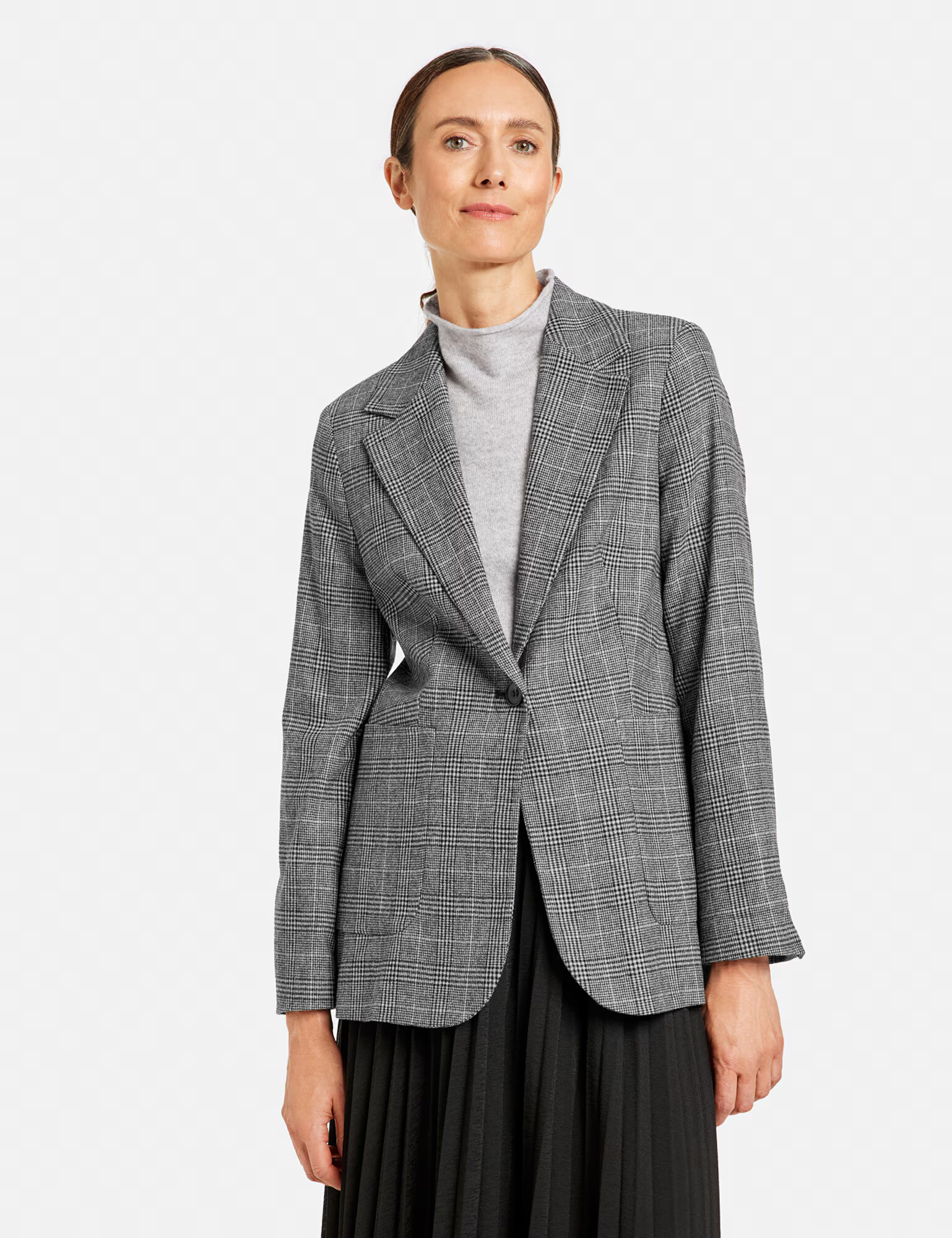 GERRY WEBER Blazer siva / temno siva - Pepit.si