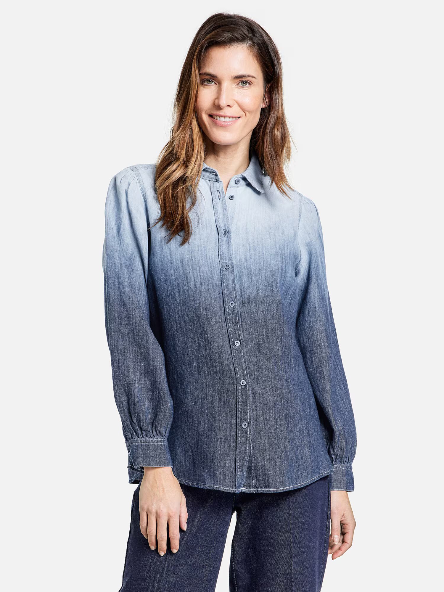 GERRY WEBER Bluza modra / moder denim - Pepit.si