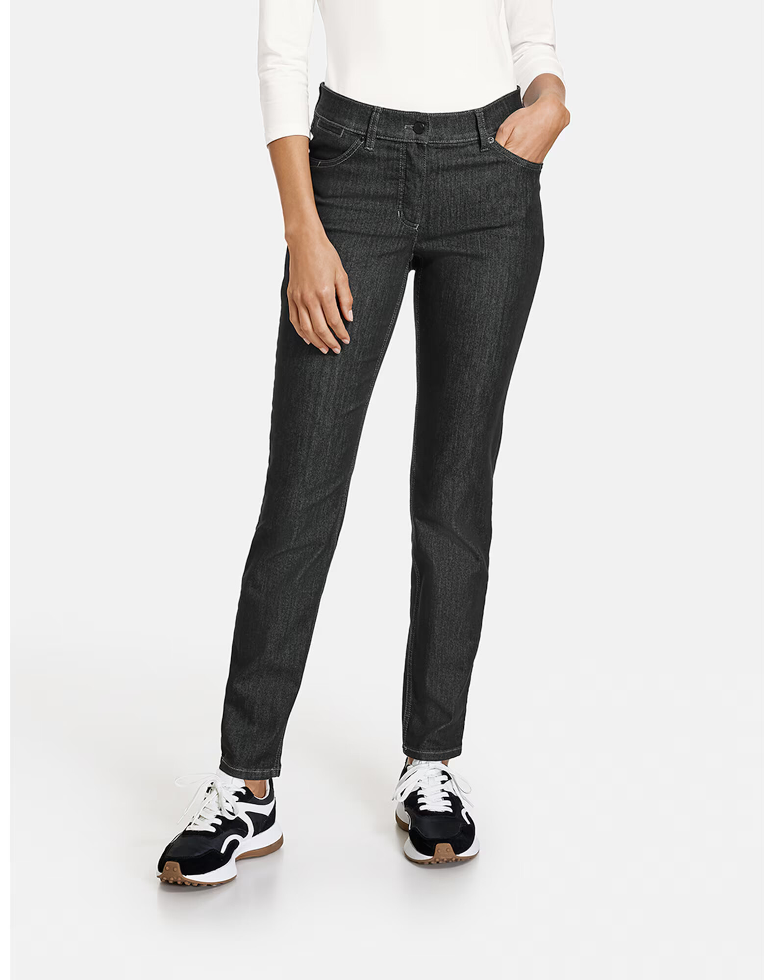 GERRY WEBER Kavbojke 'Best4me' črn denim - Pepit.si