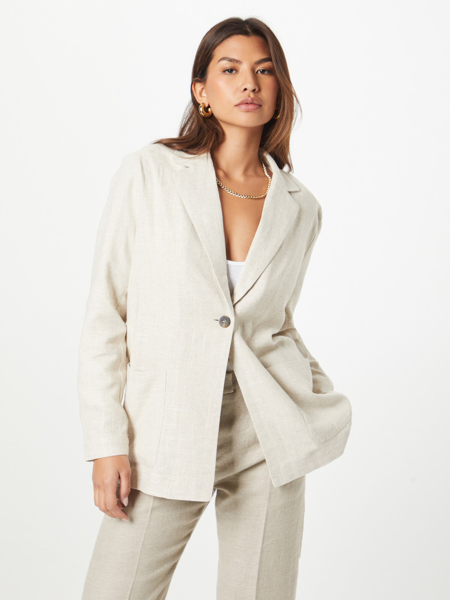 Gina Tricot Blazer 'Olivia' bež - Pepit.si