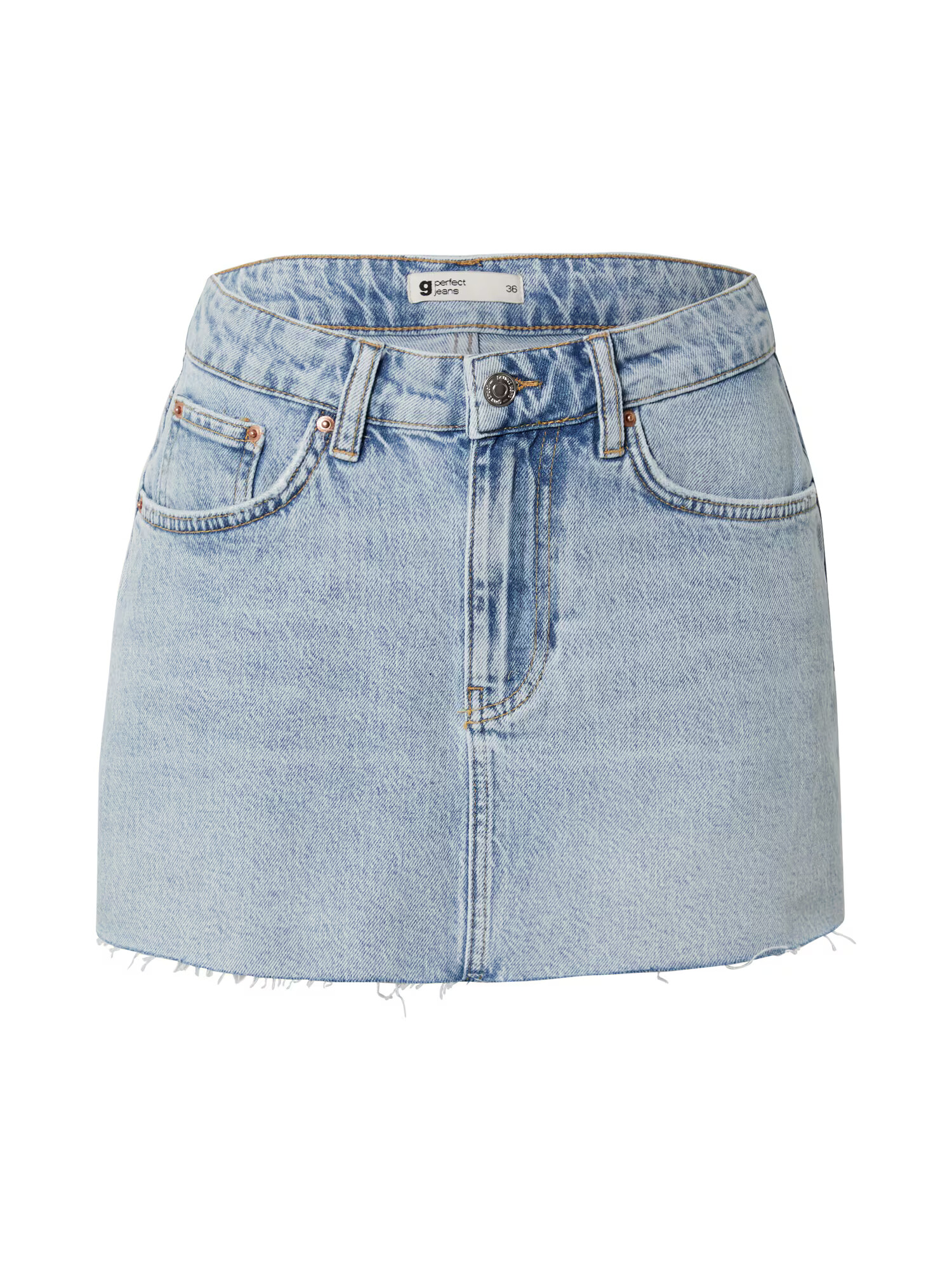 Gina Tricot Krilo moder denim - Pepit.si