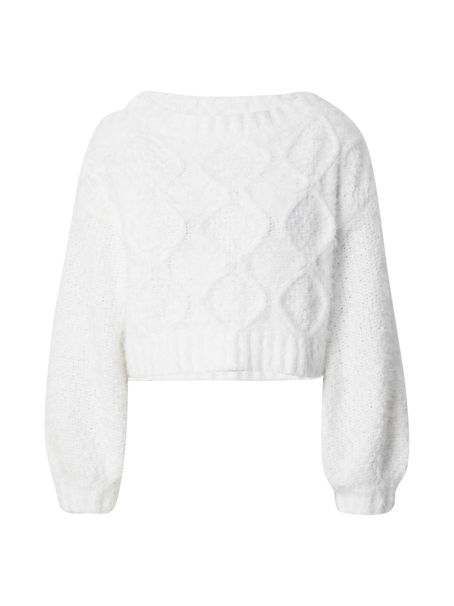 GLAMOROUS Pullover off-bela - Pepit.si