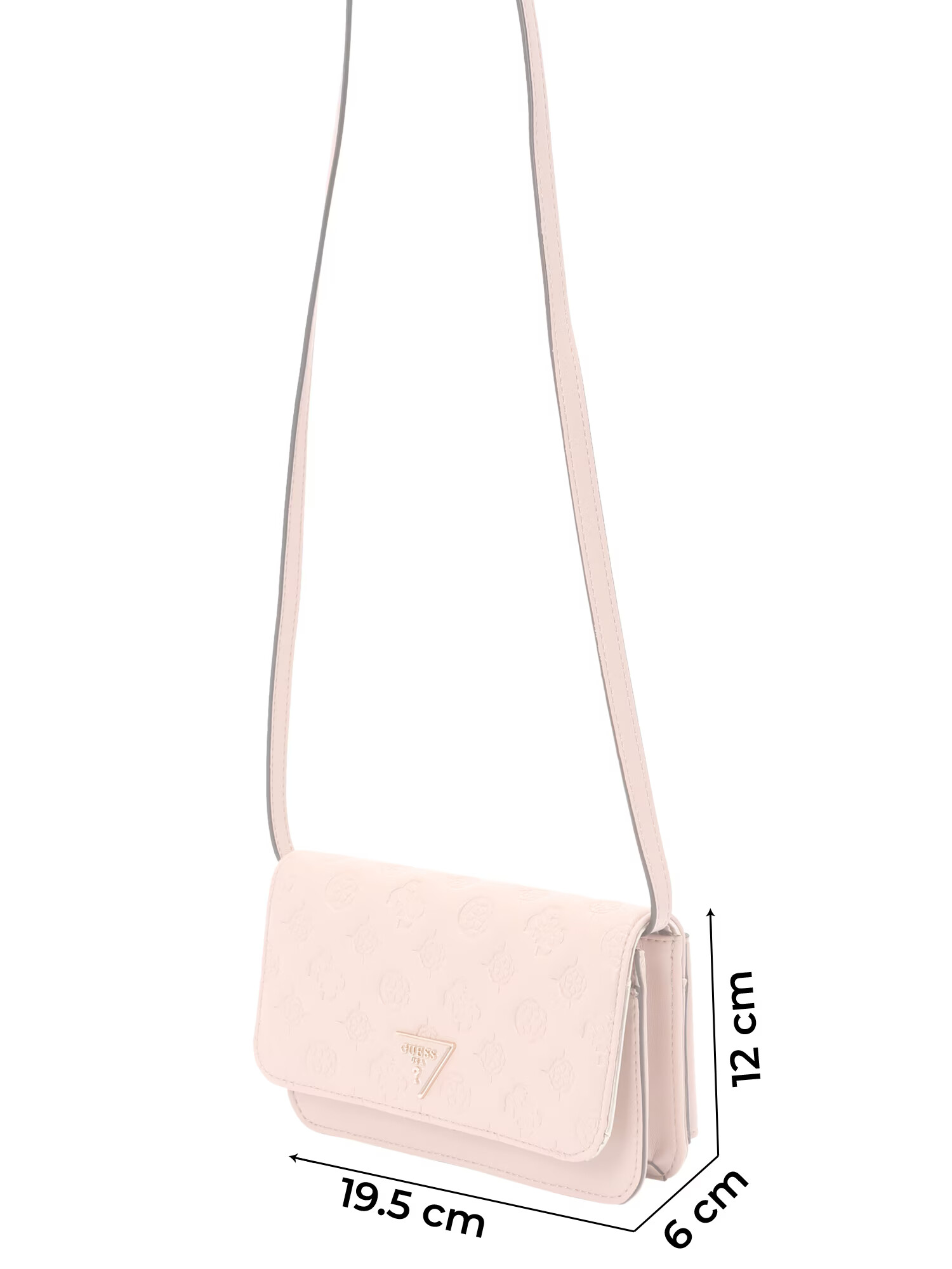 GUESS Torba za čez ramo 'LA FEMME' rosé - Pepit.si