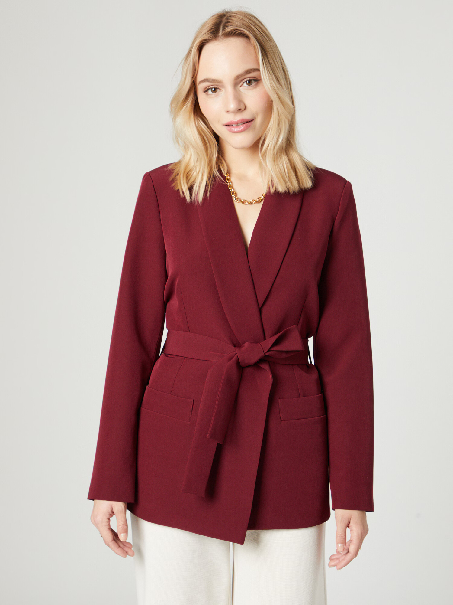 Guido Maria Kretschmer Collection Blazer 'Charlotte' burgund - Pepit.si