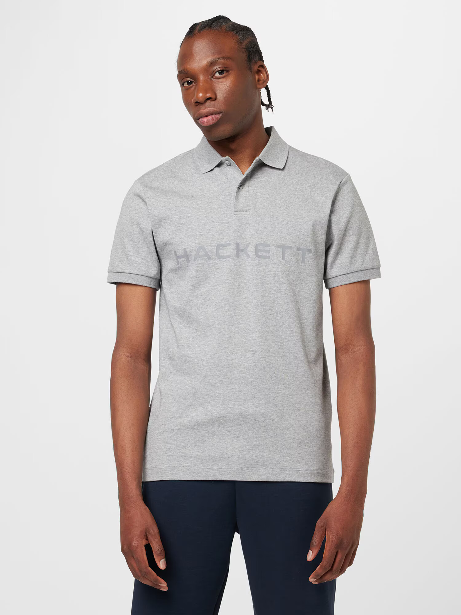 Hackett London Majica siva / pegasto siva - Pepit.si