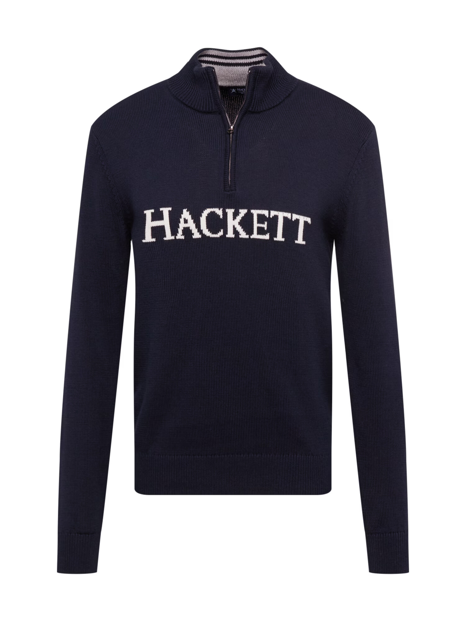 Hackett London Pulover mornarska / bela - Pepit.si