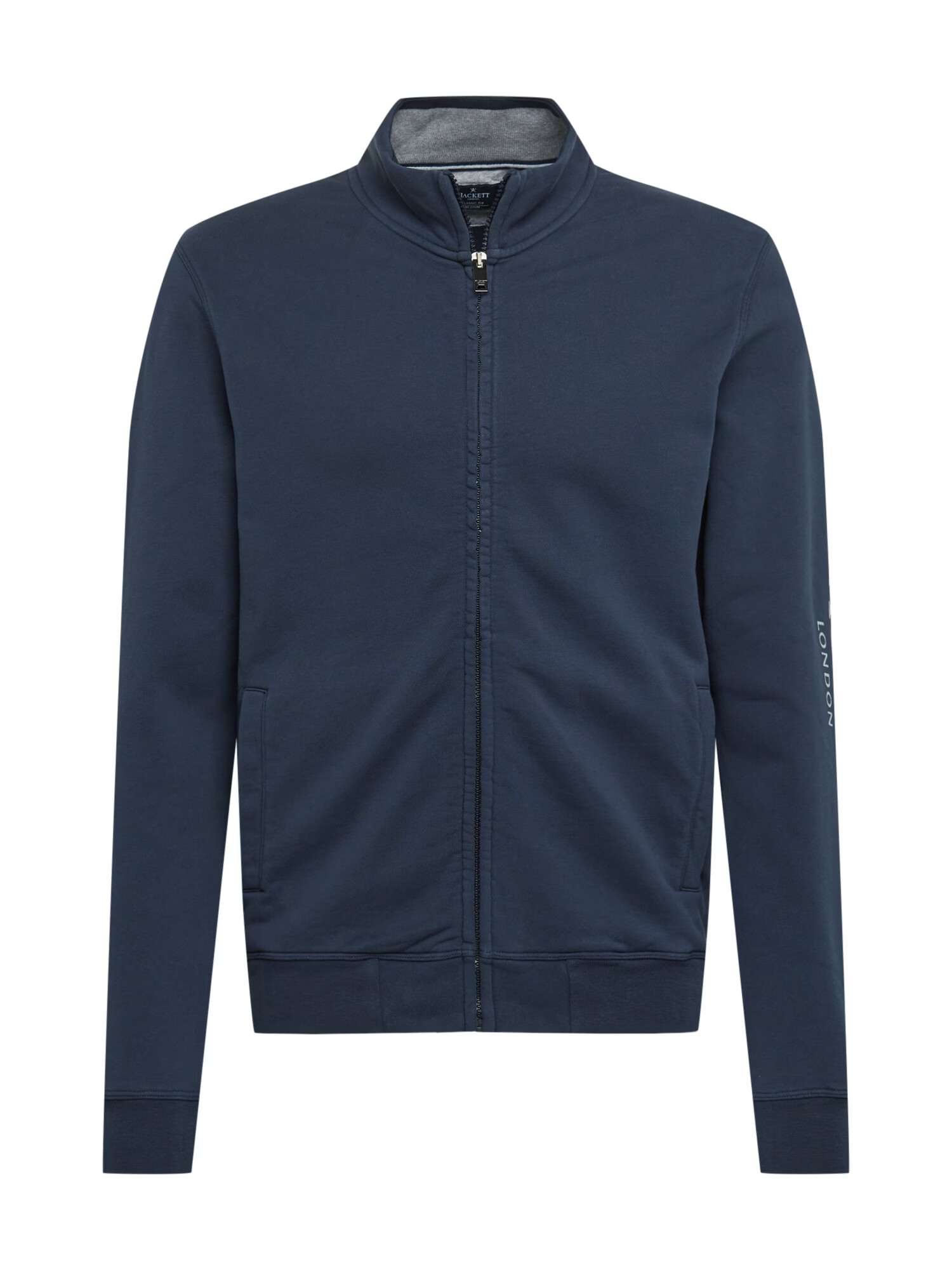 Hackett London Sweatjacke mornarska / bela - Pepit.si