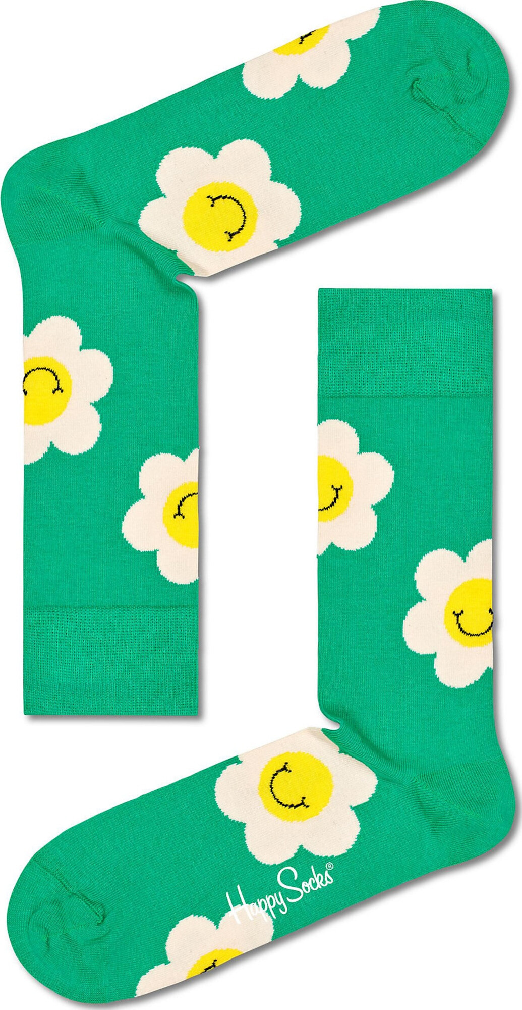 Happy Socks Nogavice 'I Flower U' modra / zelena / rdeča / bela - Pepit.si