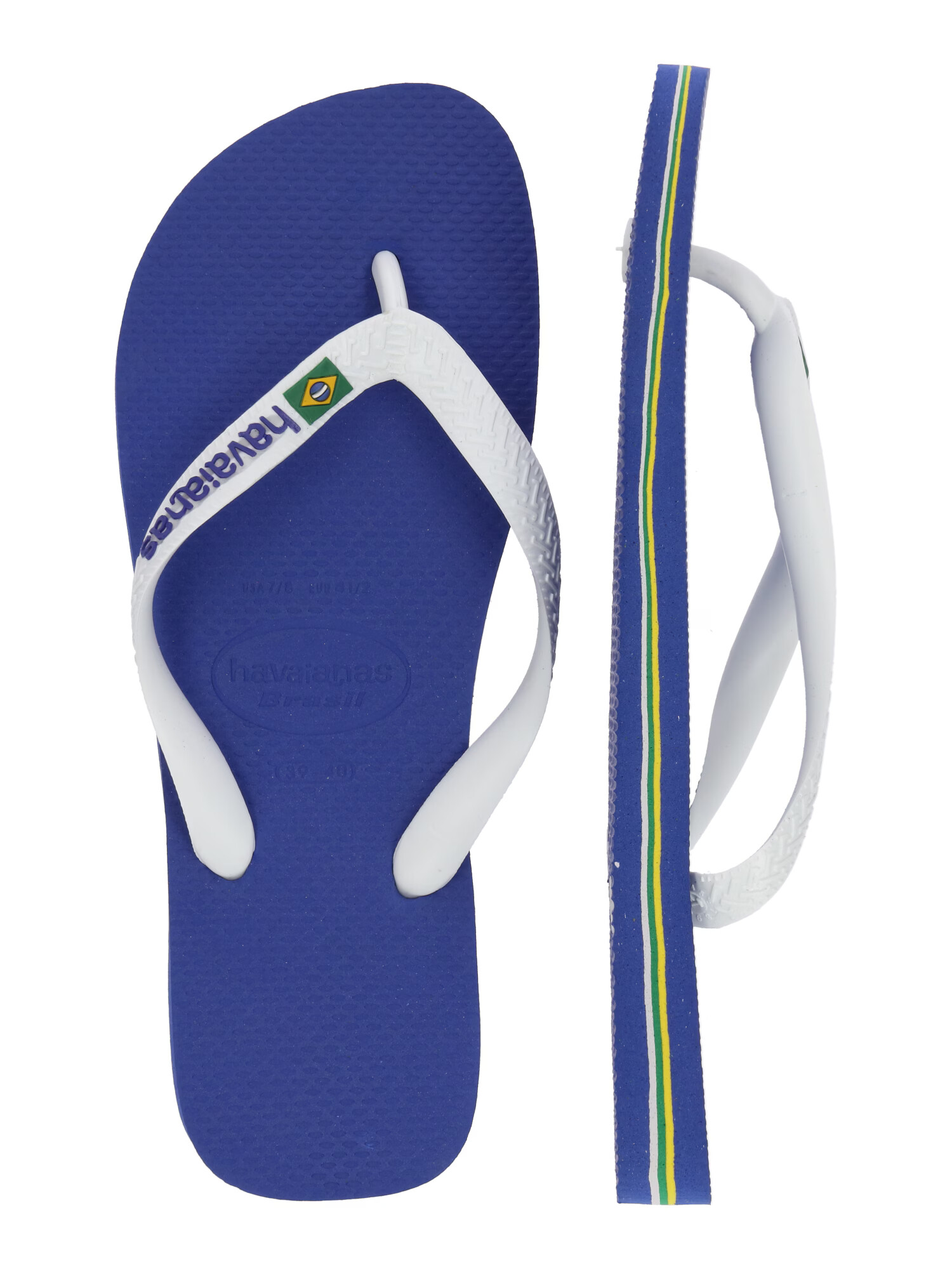 HAVAIANAS Japonke 'BRASIL' modra / bela - Pepit.si