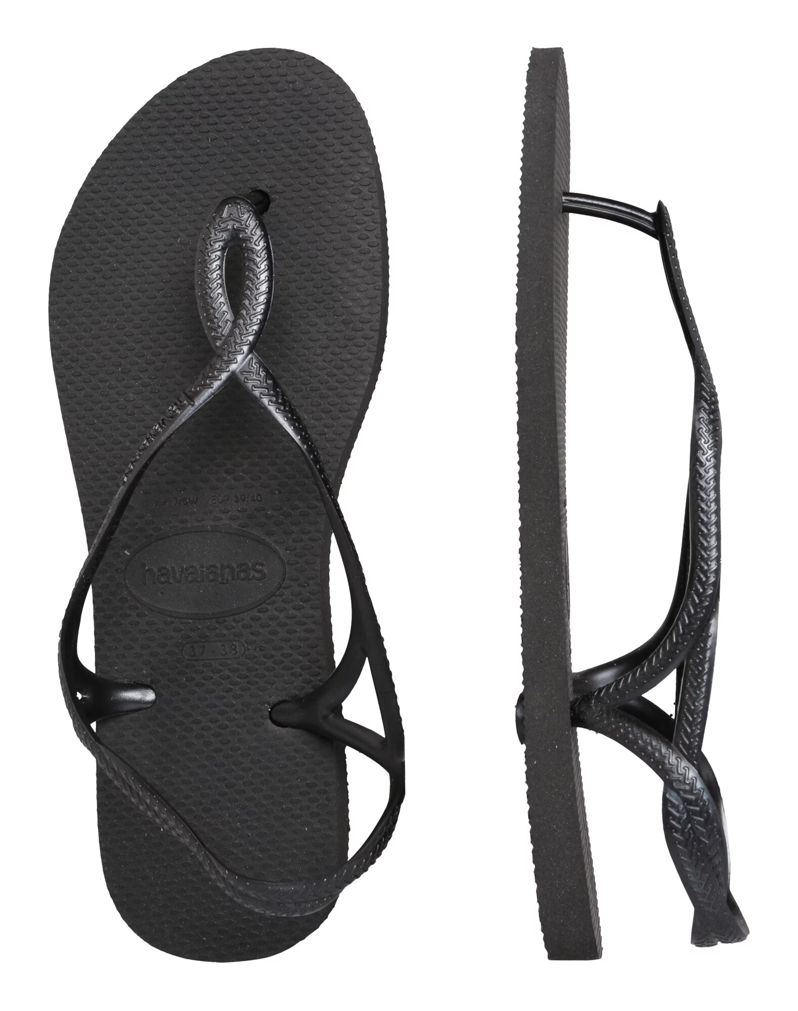 HAVAIANAS Japonke 'Luna' črna - Pepit.si