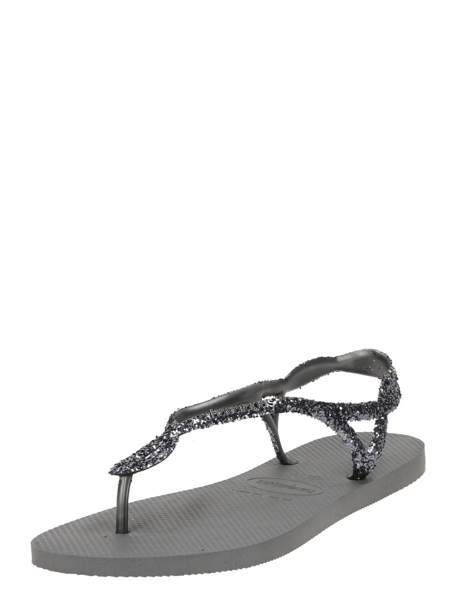 HAVAIANAS Japonke 'LUNA PREMIUM II' temno siva / srebrna - Pepit.si