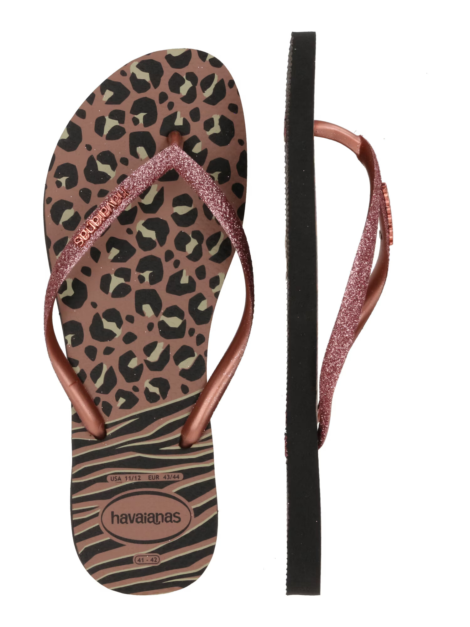 HAVAIANAS Japonke rosé / črna - Pepit.si