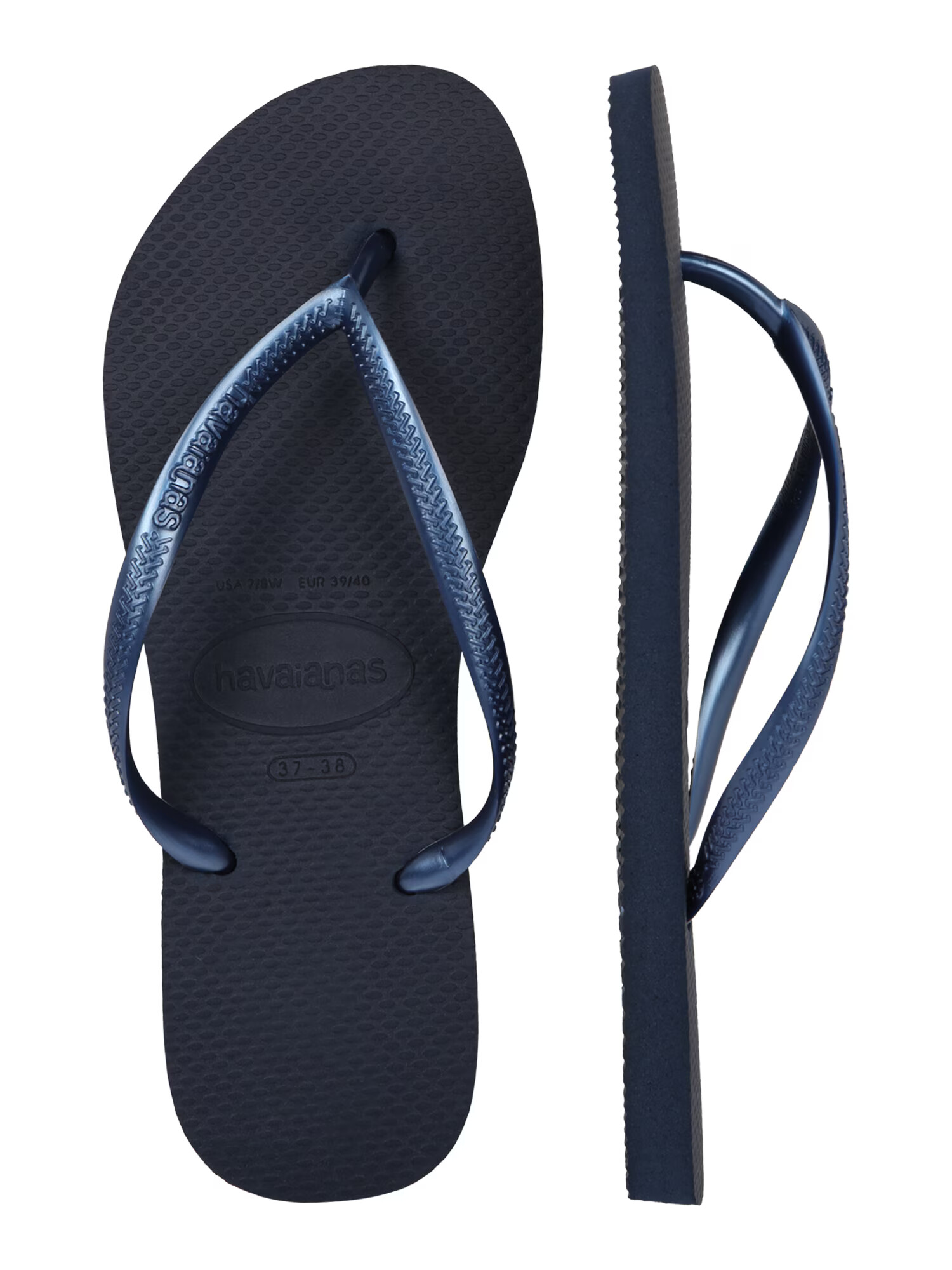 HAVAIANAS Japonke 'Slim' mornarska - Pepit.si